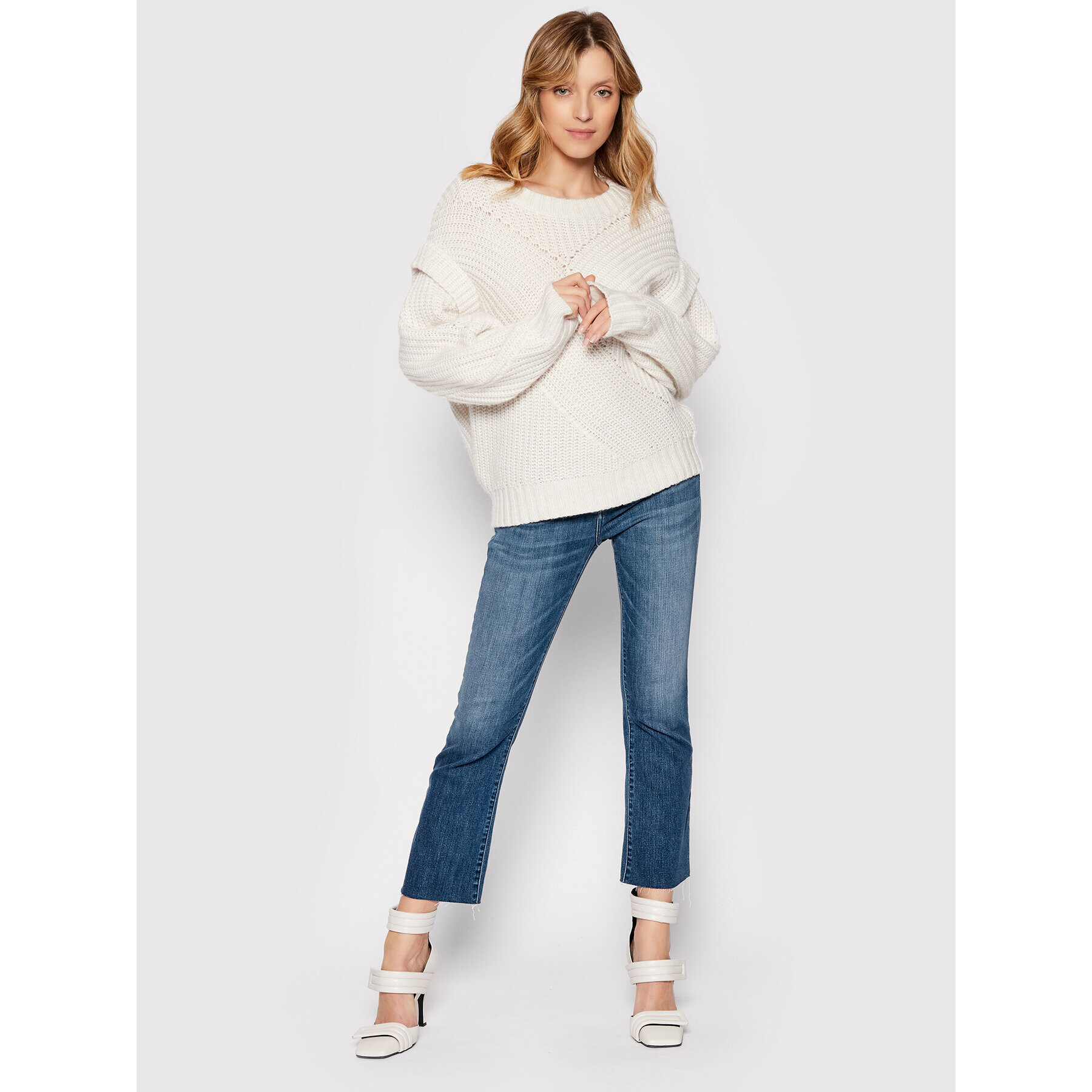 Replay Дънки WC429.000.026 Тъмносин Cropp Fit - Pepit.bg