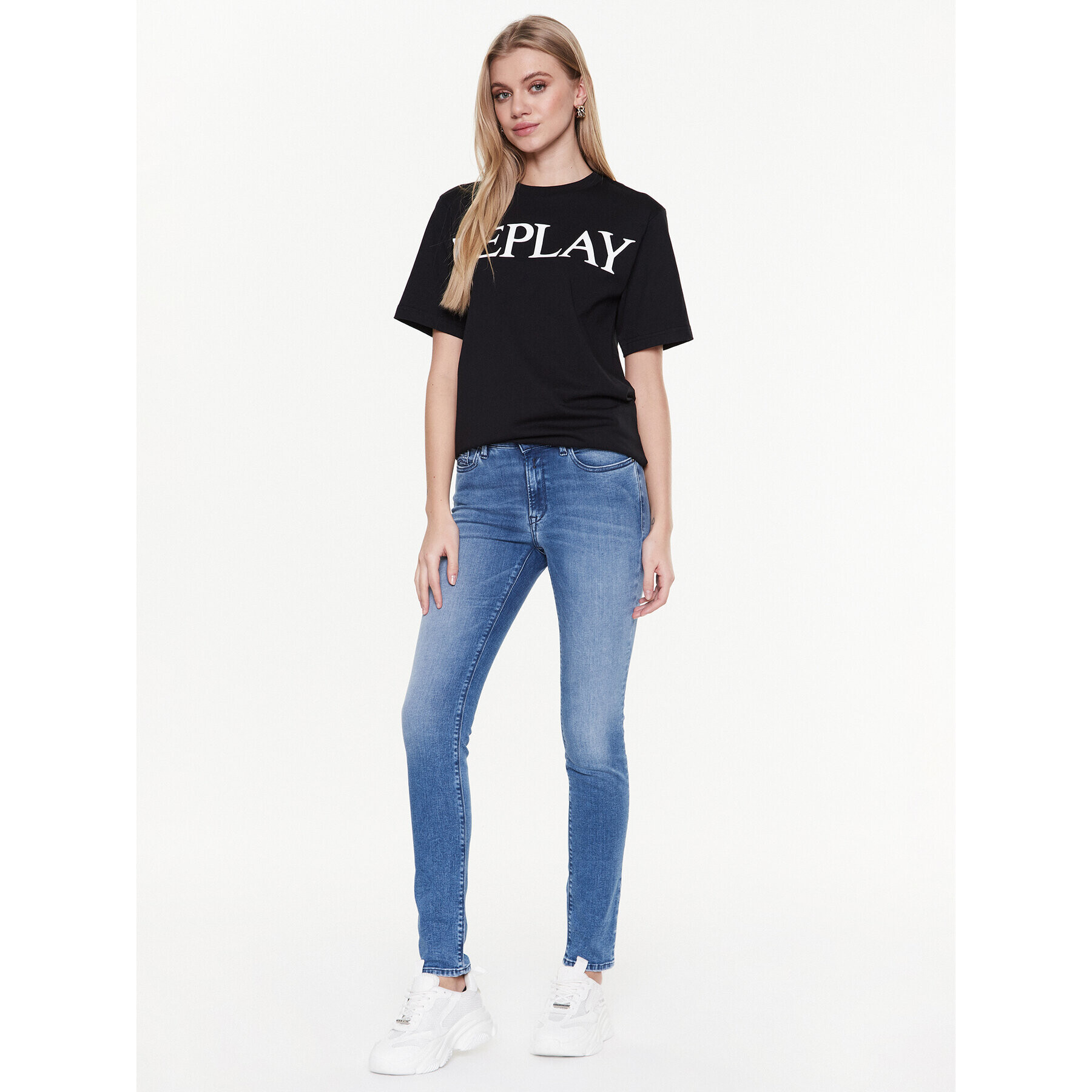 Replay Дънки WHW689.000.93A Син Skinny Fit - Pepit.bg