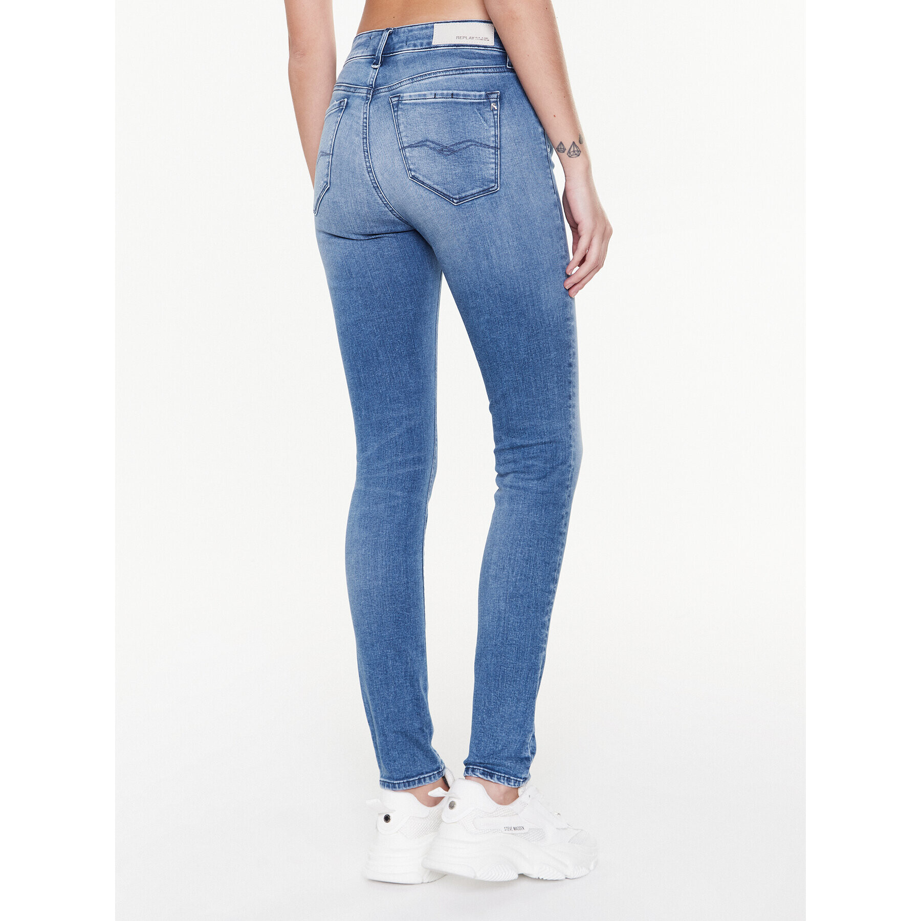 Replay Дънки WHW689.000.93A Син Skinny Fit - Pepit.bg