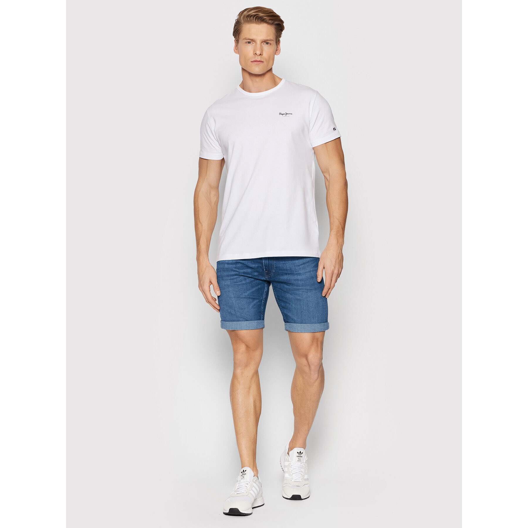 Replay Дънкови шорти MA996N.000.573 Син Slim Fit - Pepit.bg