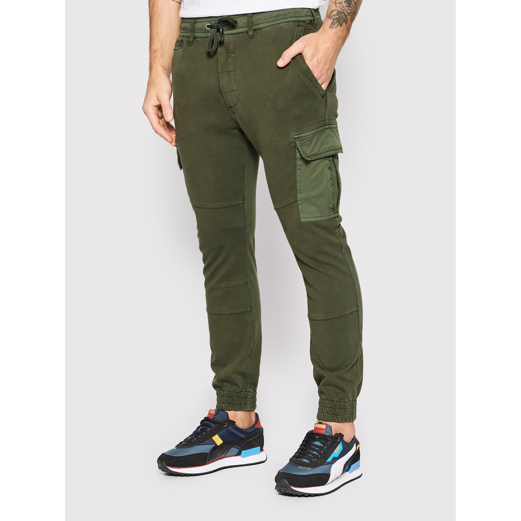 Replay Джогъри M9825.000.23102G Зелен Regular Fit - Pepit.bg