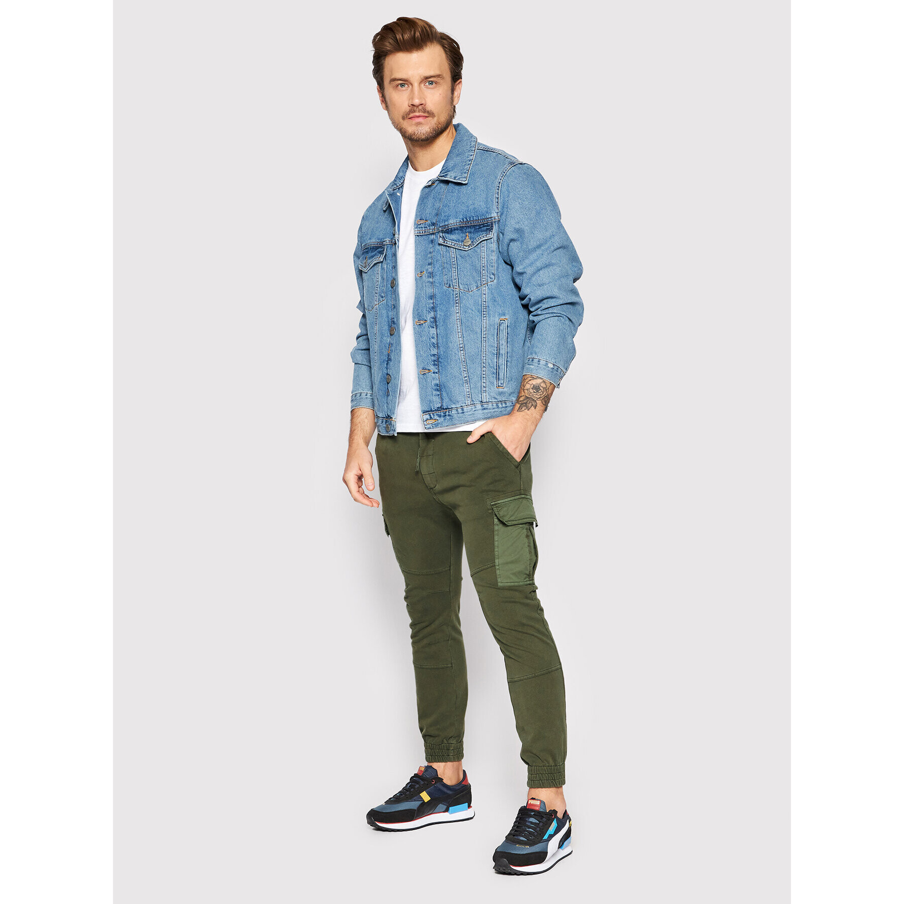 Replay Джогъри M9825.000.23102G Зелен Regular Fit - Pepit.bg