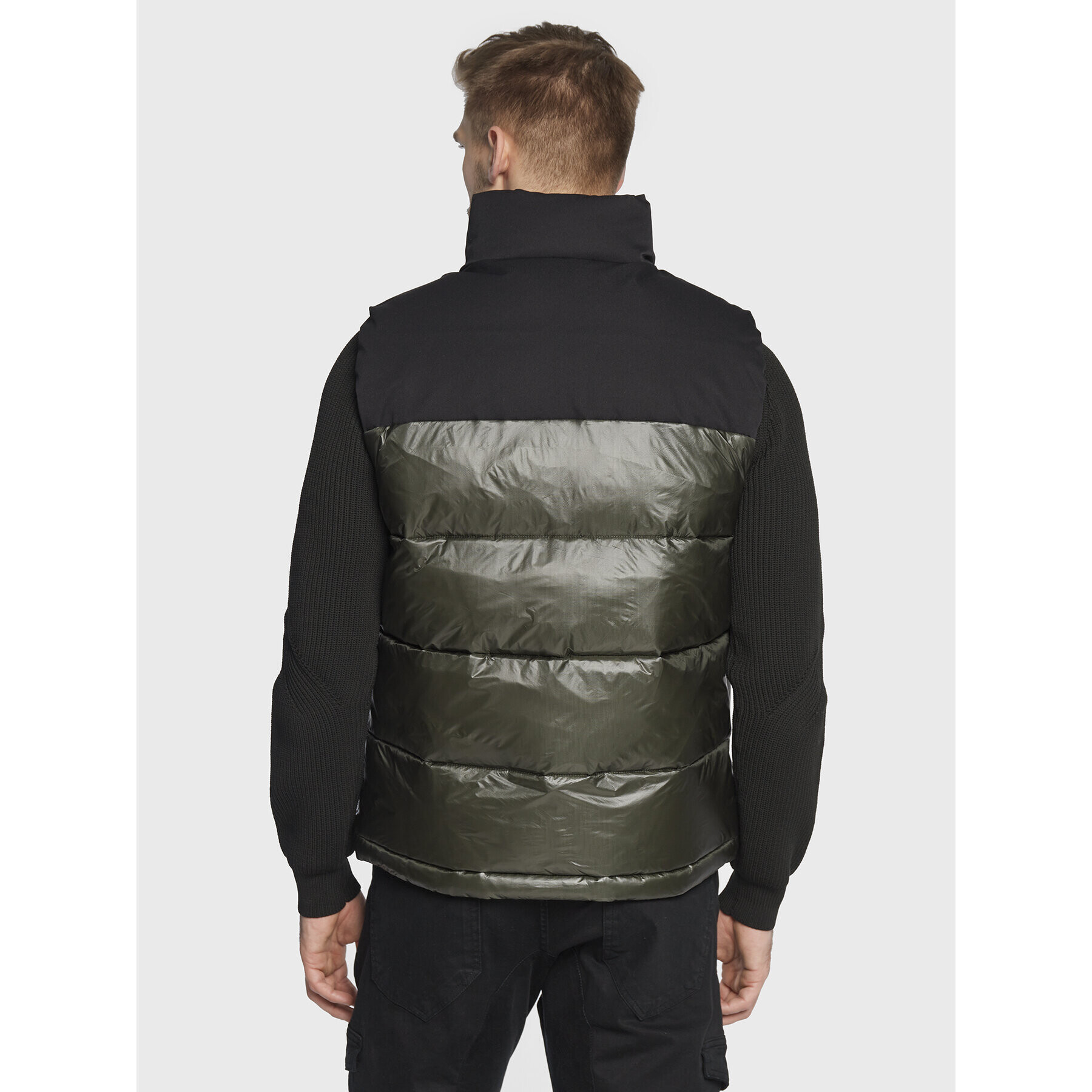 Replay Елек M8186A.000.84174 Зелен Regular Fit - Pepit.bg
