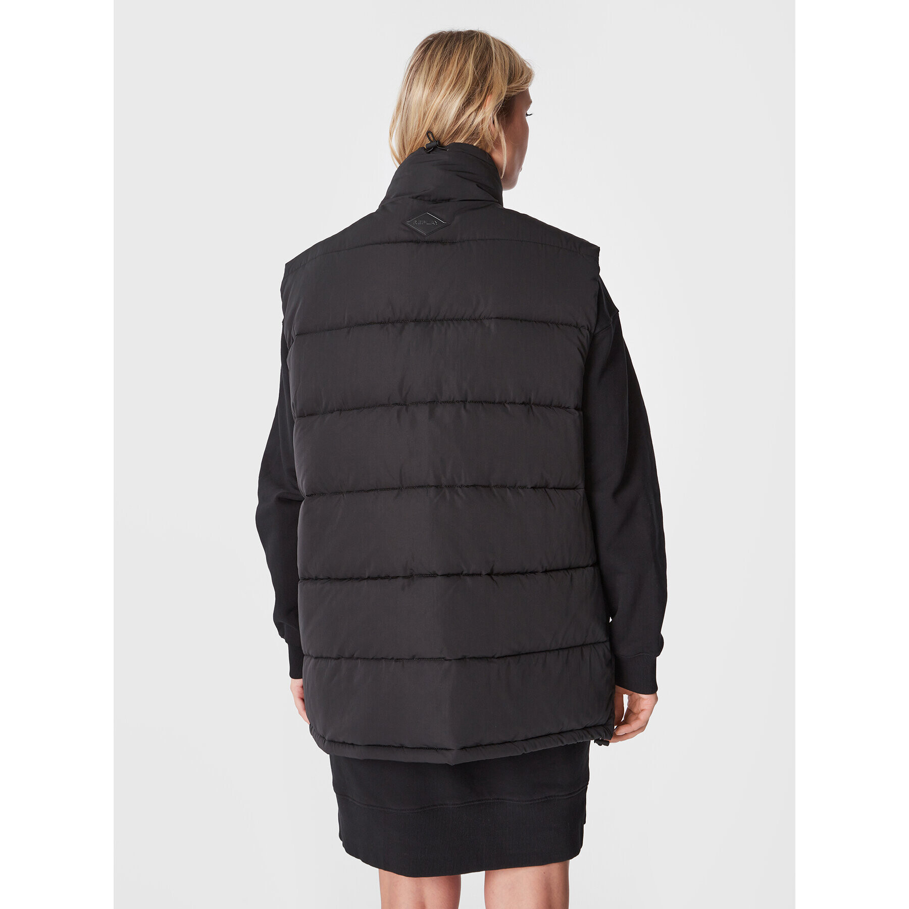 Replay Елек W7723 .000.84466 Черен Oversize - Pepit.bg