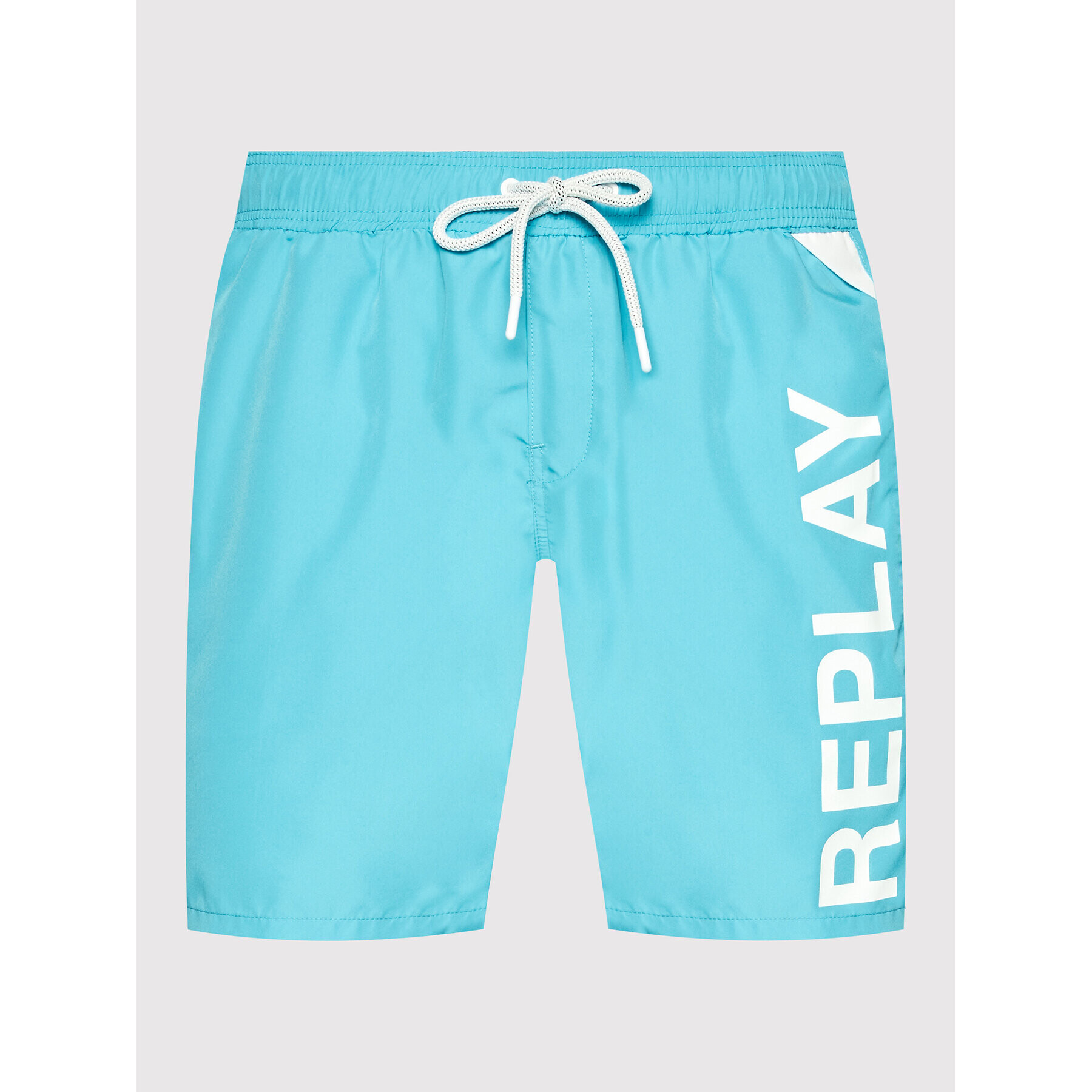 Replay Плувни шорти LM1098.000.82972R Син Regular Fit - Pepit.bg