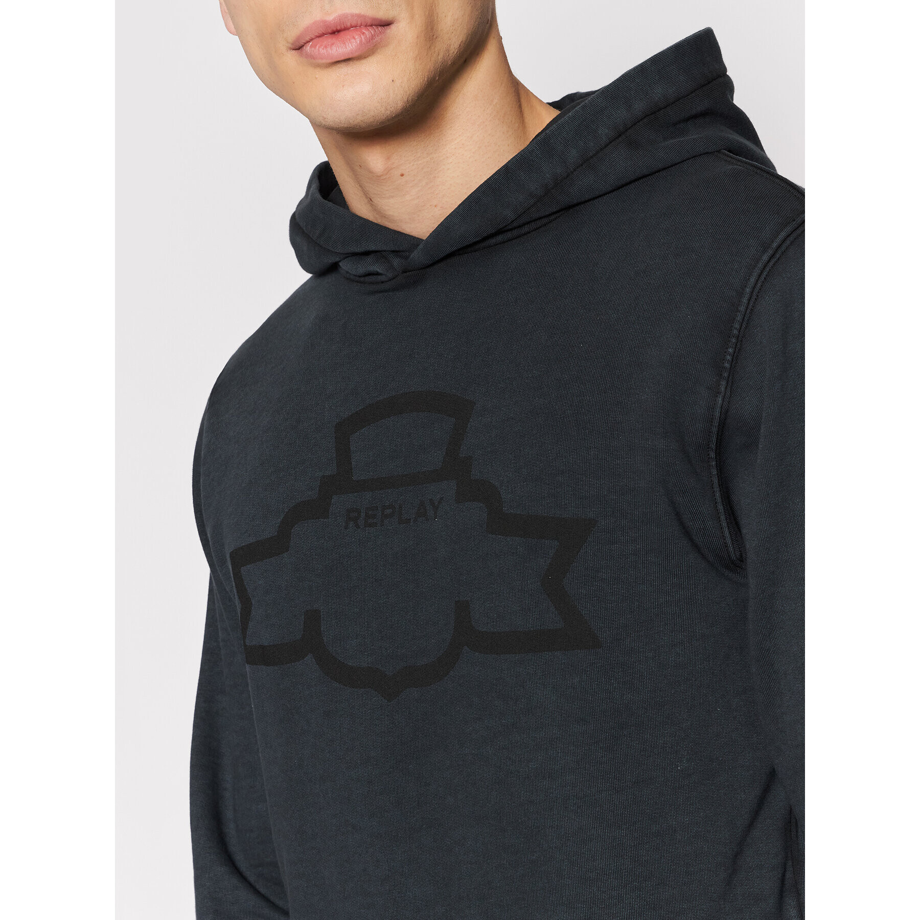 Replay Суитшърт M6057.000.23158G Черен Regular Fit - Pepit.bg