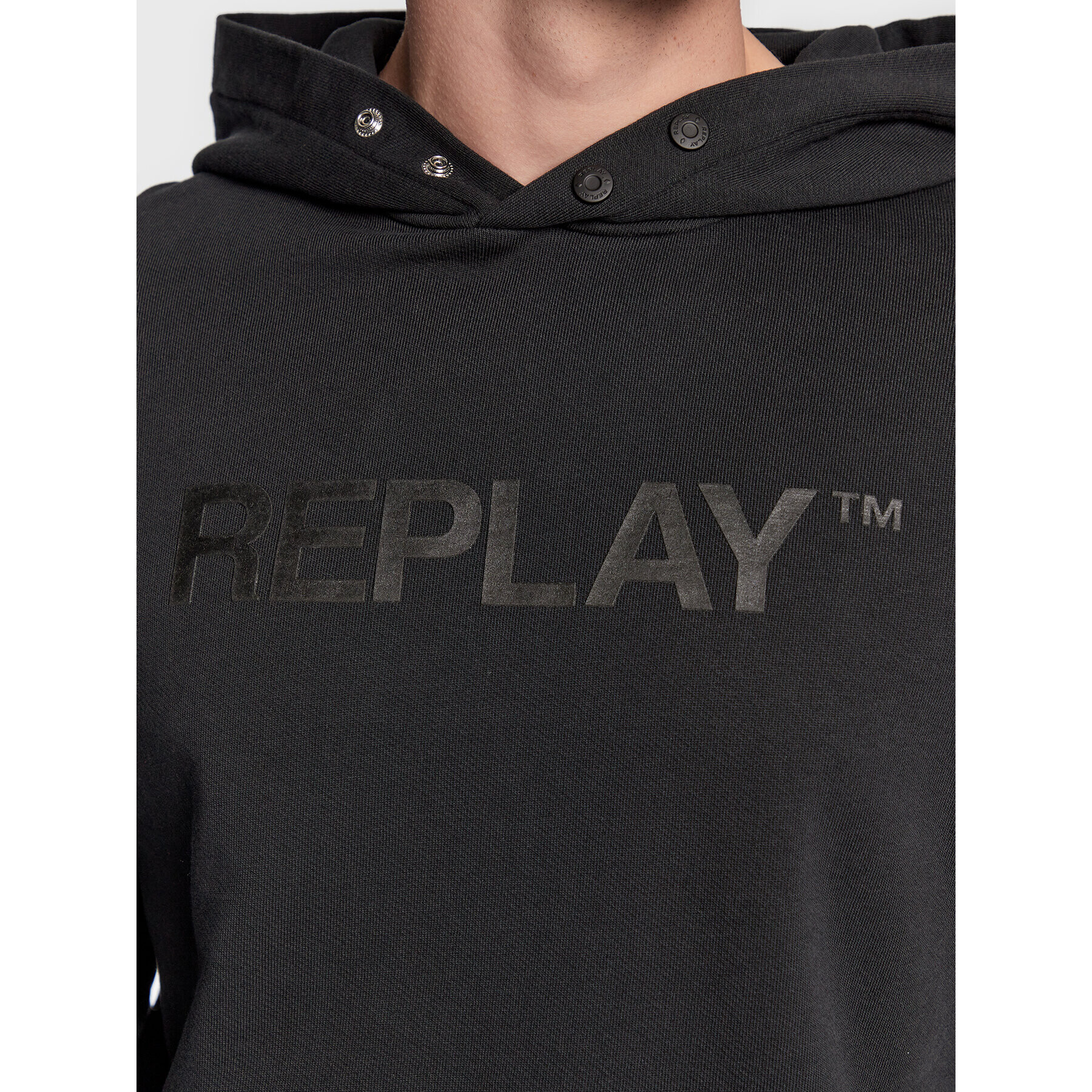 Replay Суитшърт M6265A.000.23358P Черен Regular Fit - Pepit.bg