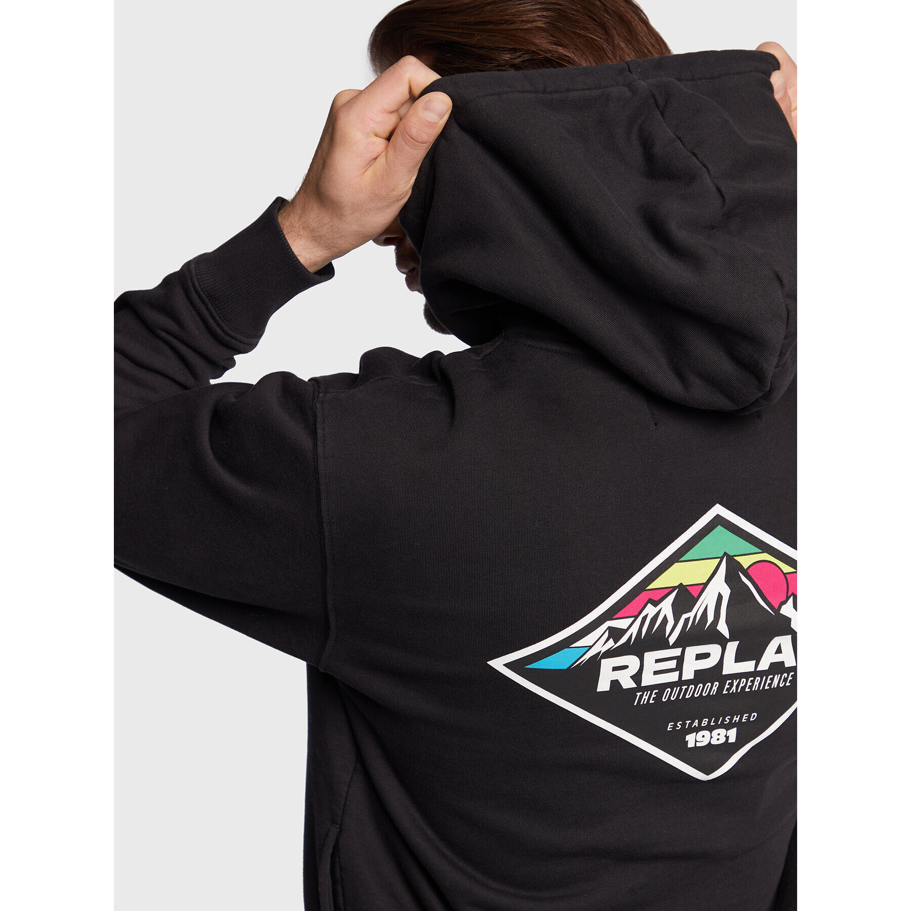 Replay Суитшърт M6270.000.23190P Черен Regular Fit - Pepit.bg