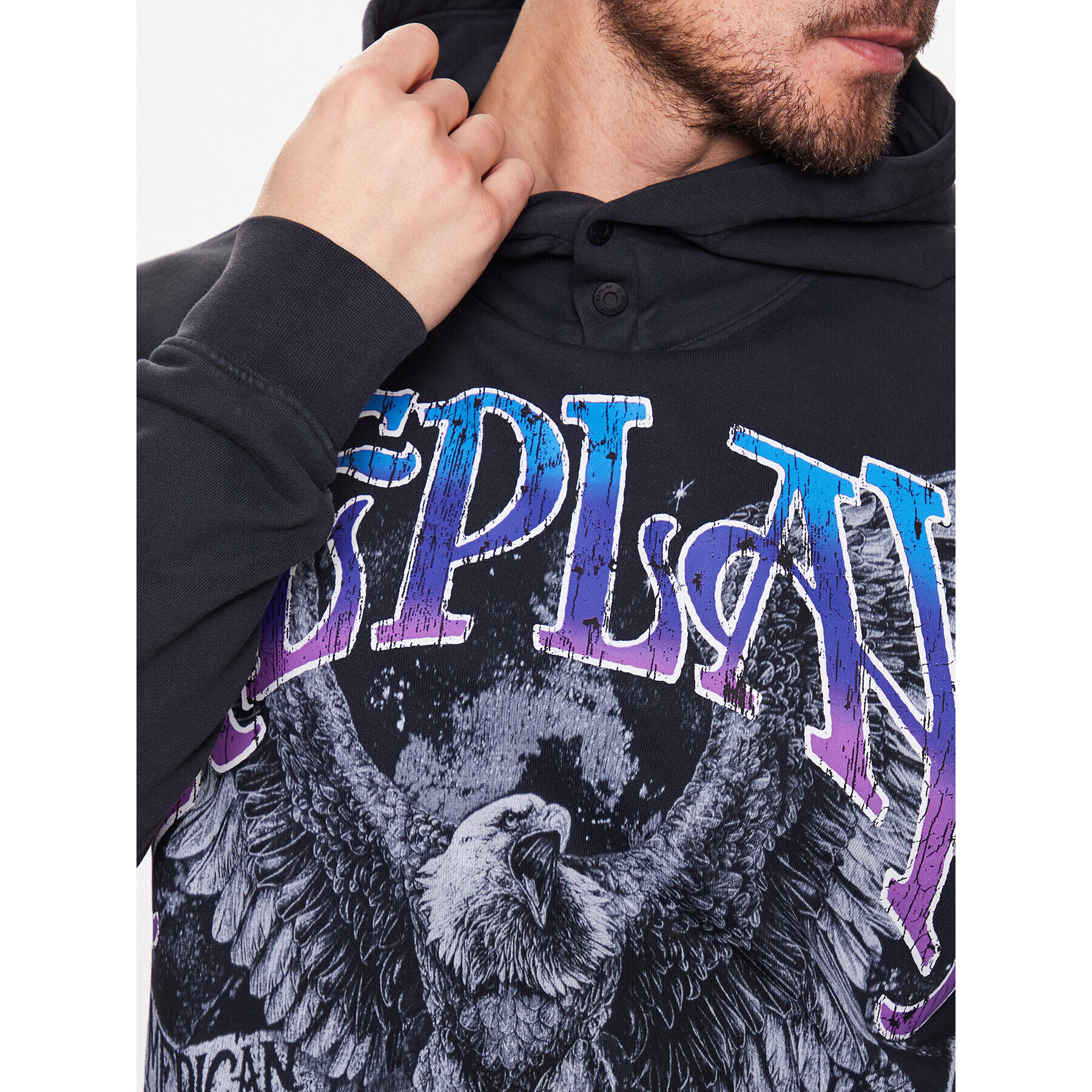 Replay Суитшърт M6535.000.22738M Черен Regular Fit - Pepit.bg