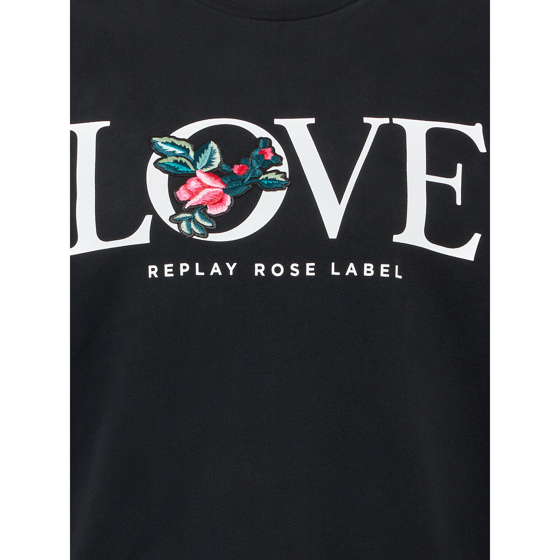 Replay Суитшърт W3616C.000.22890CS Черен Regular Fit - Pepit.bg
