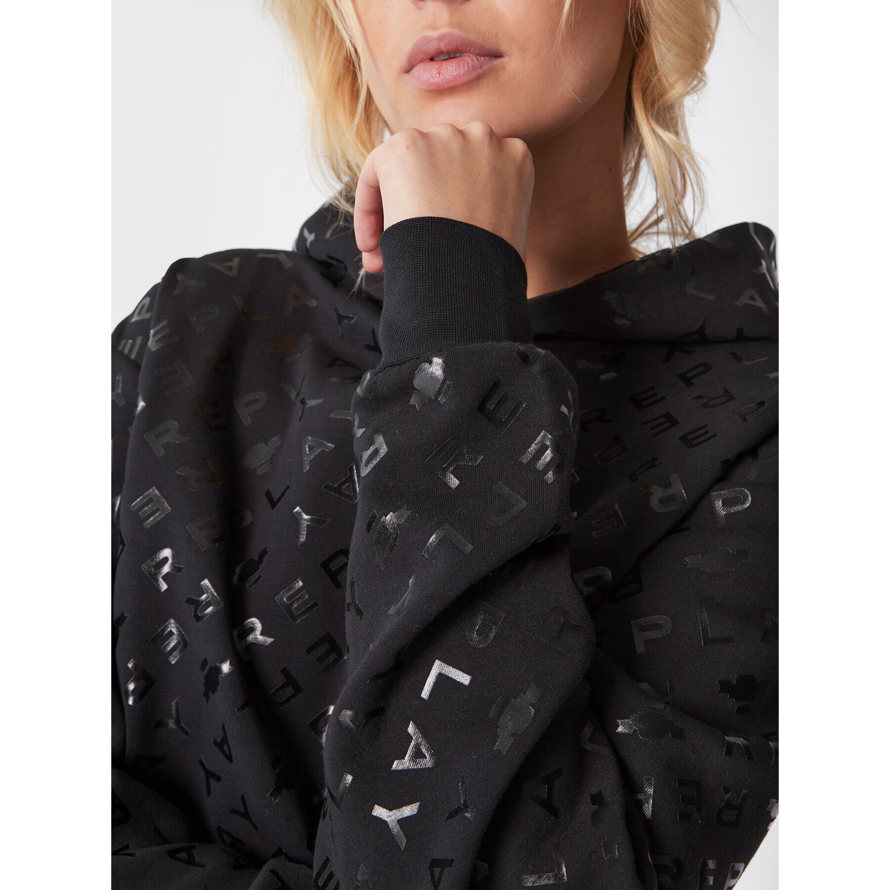 Replay Суитшърт W3711.000.73773 Черен Regular Fit - Pepit.bg