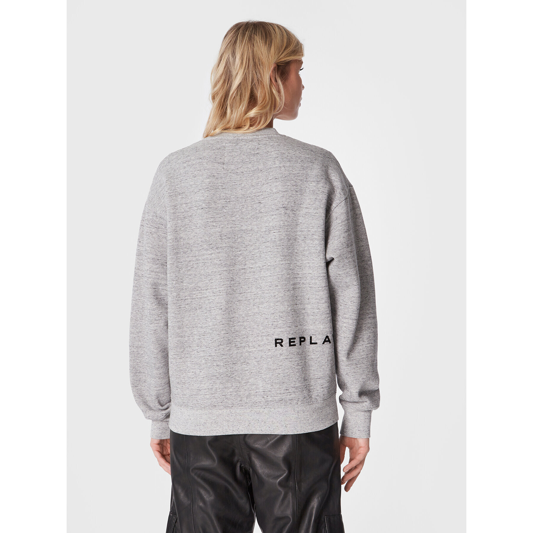 Replay Суитшърт W3748.000.22604 Сив Regular Fit - Pepit.bg