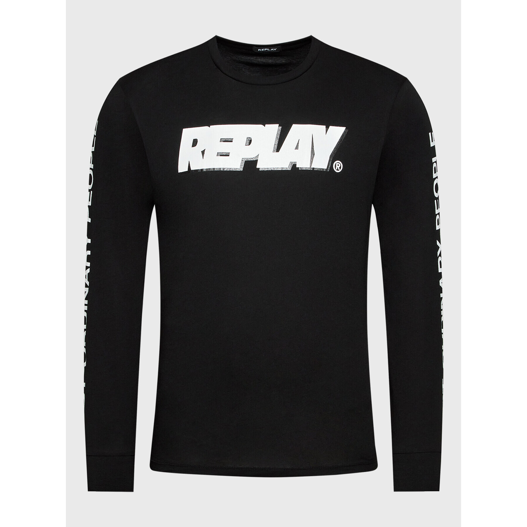 Replay Тениска с дълъг ръкав M6310.000.2660 Черен Regular Fit - Pepit.bg