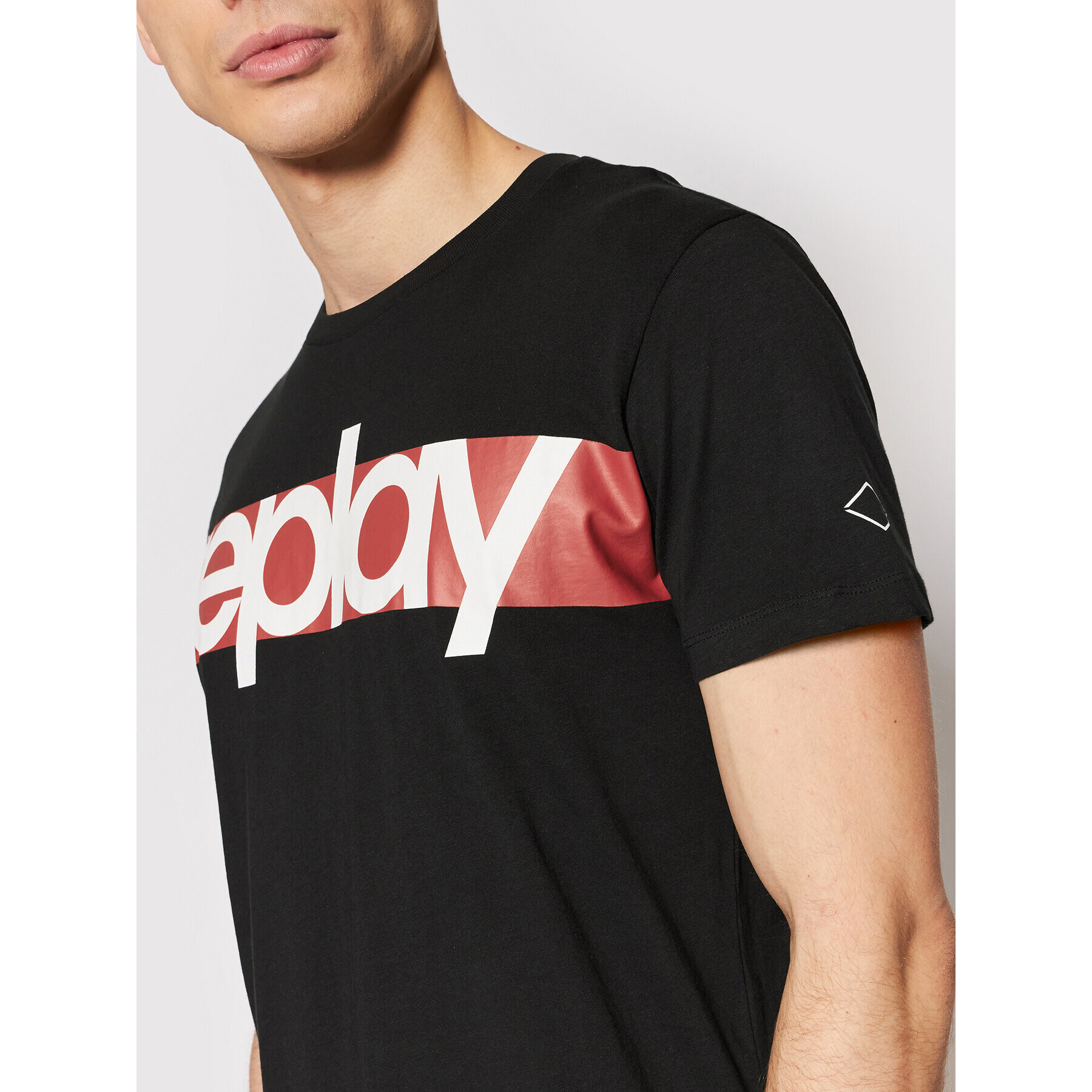 Replay Тишърт M6007.000.2660 Черен Regular Fit - Pepit.bg