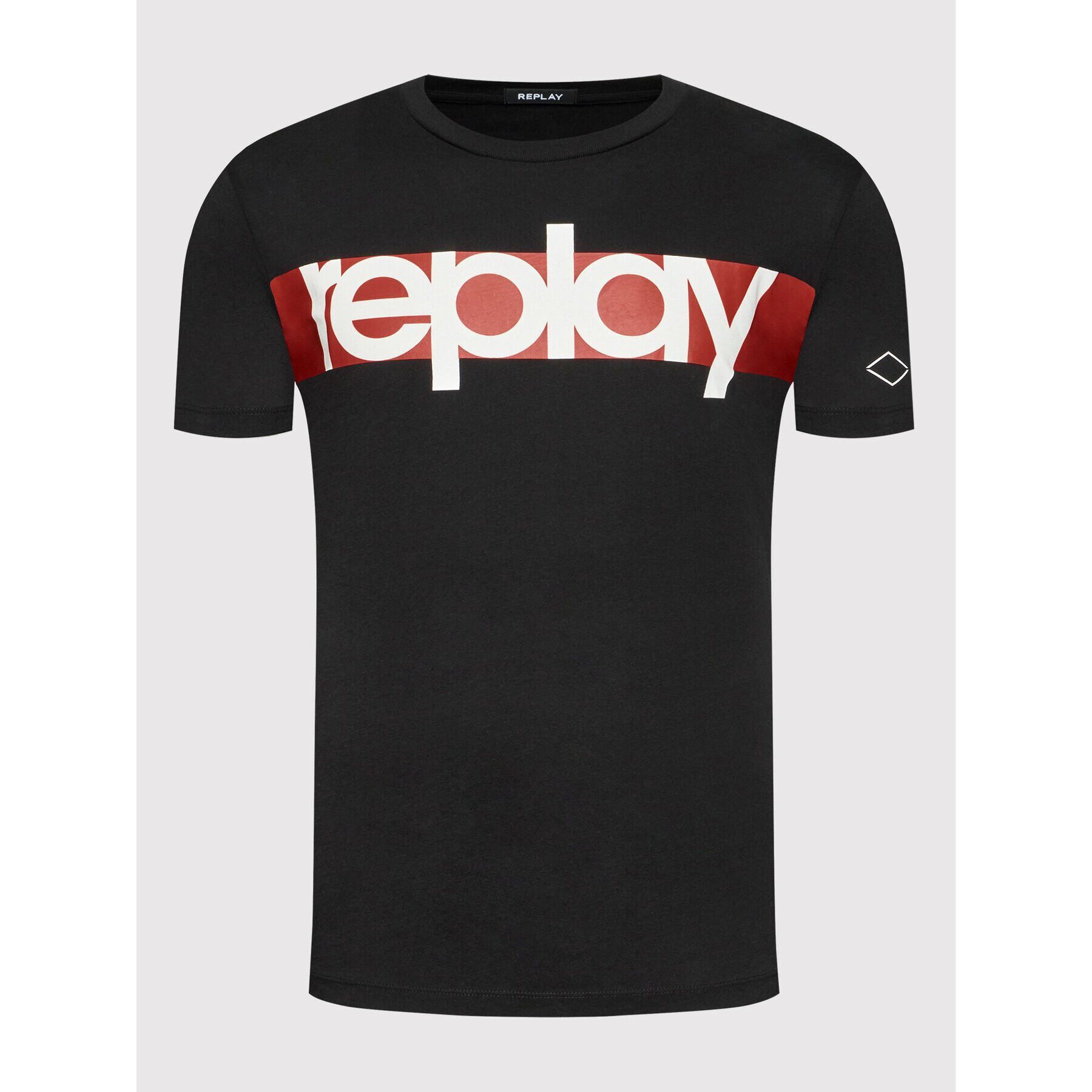 Replay Тишърт M6007.000.2660 Черен Regular Fit - Pepit.bg