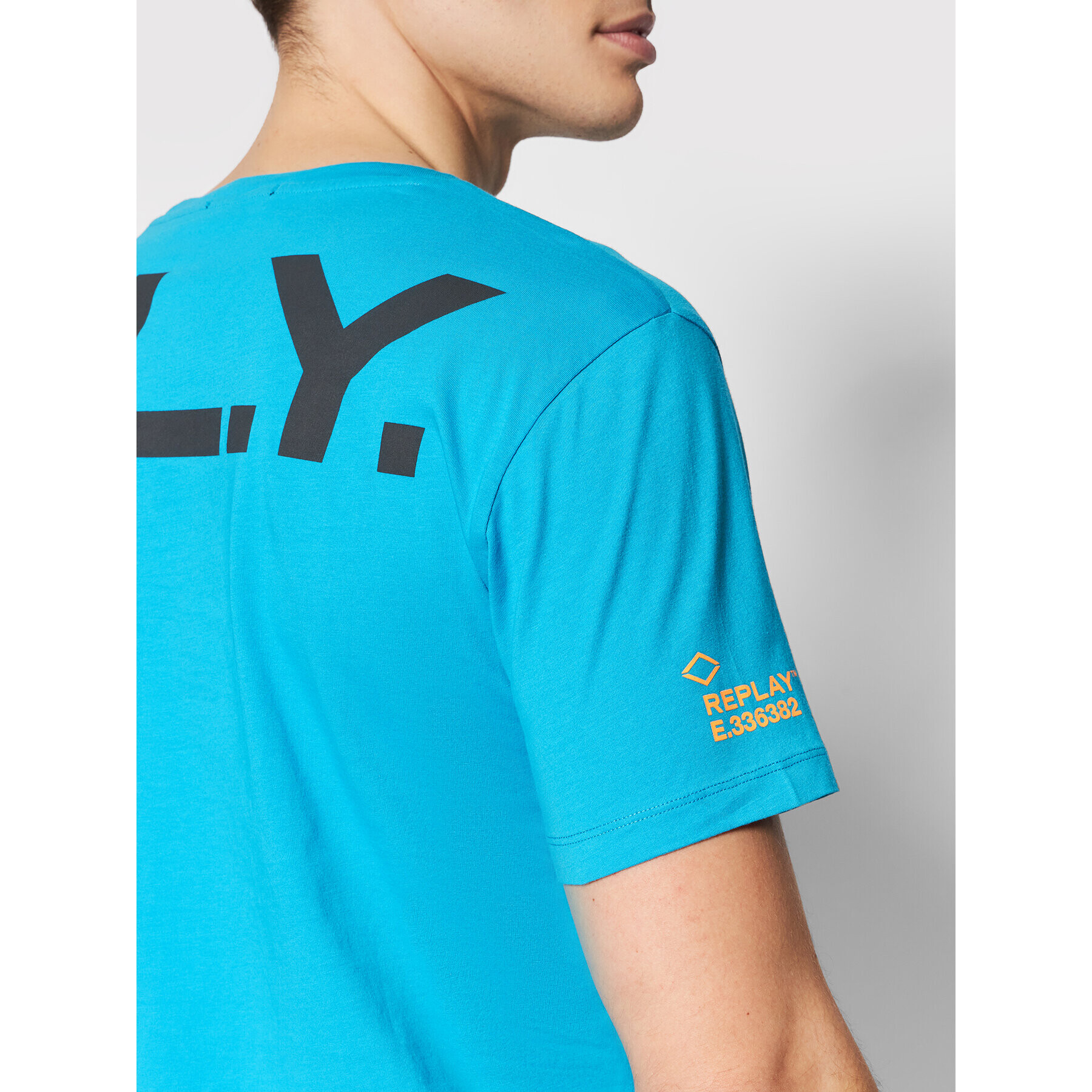 Replay Тишърт M6014.000.23062 Син Regular Fit - Pepit.bg