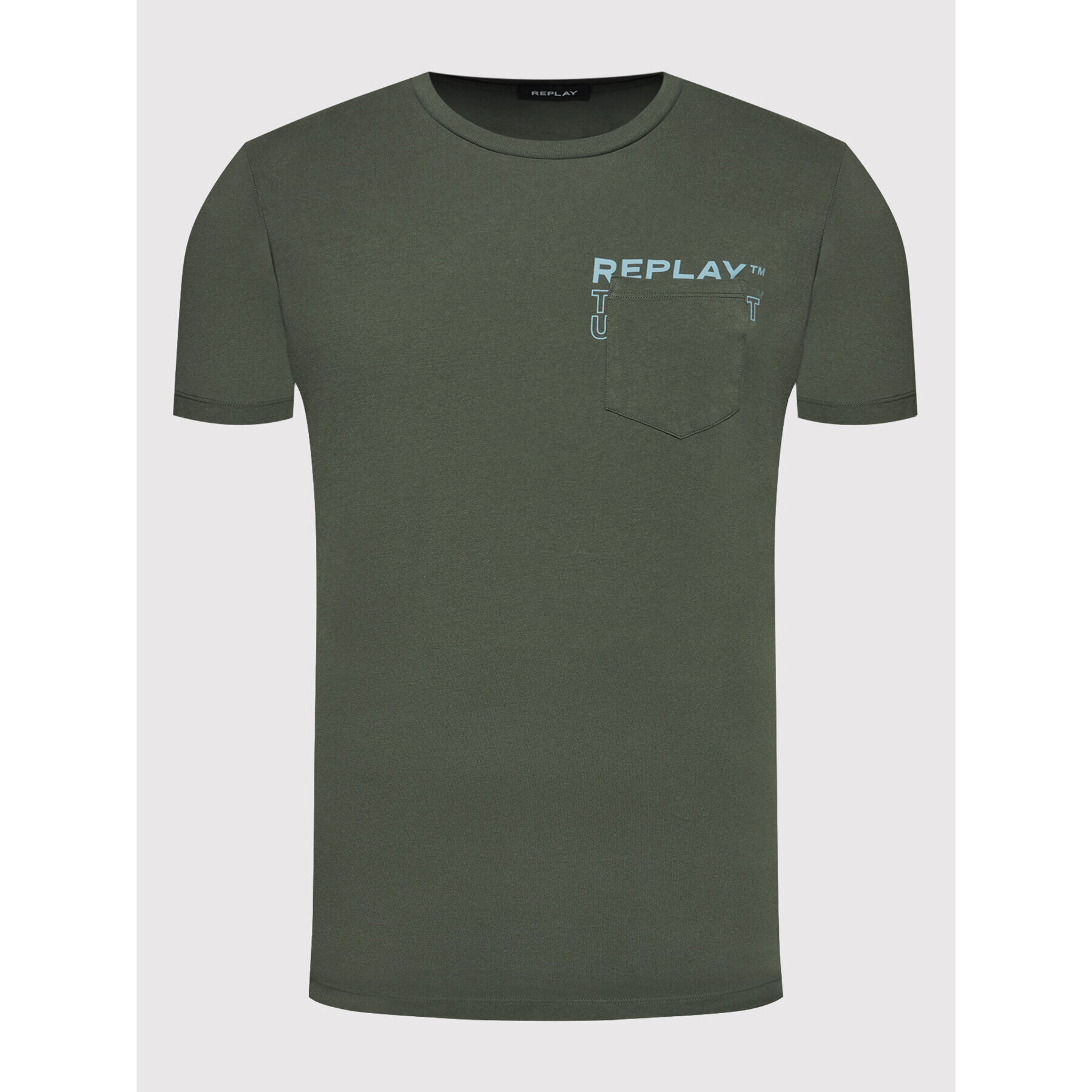 Replay Тишърт M6014.000.23062 Зелен Regular Fit - Pepit.bg