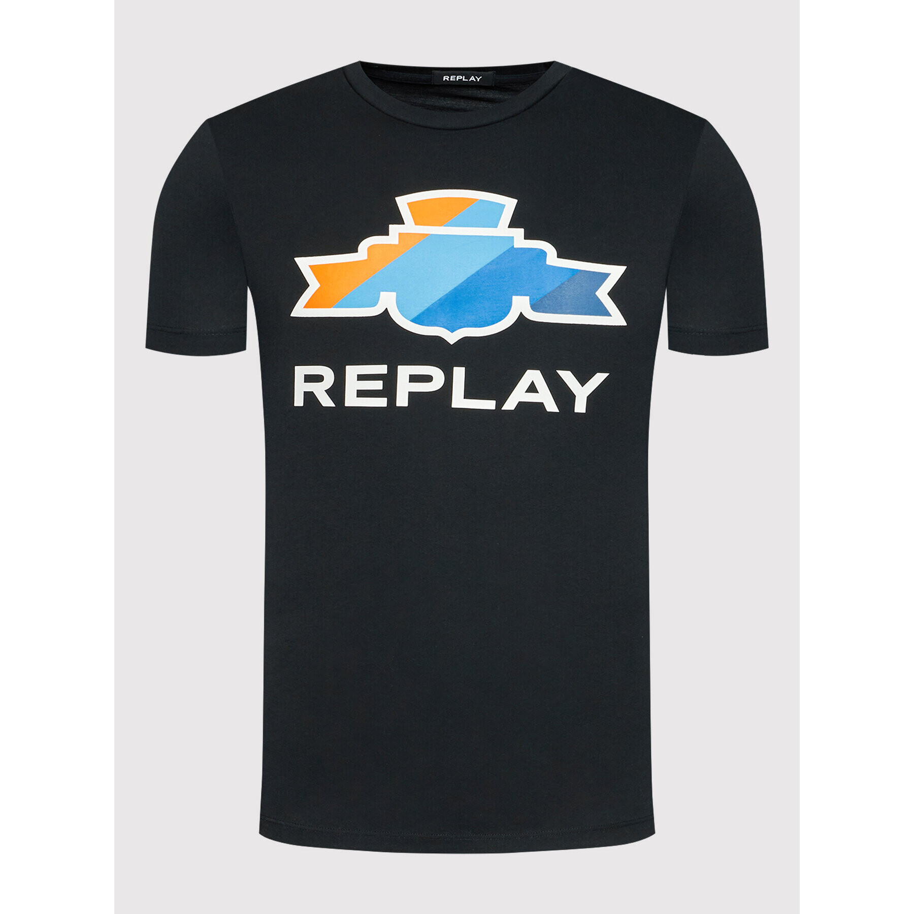 Replay Тишърт M6016.000.22980P Черен Regular Fit - Pepit.bg