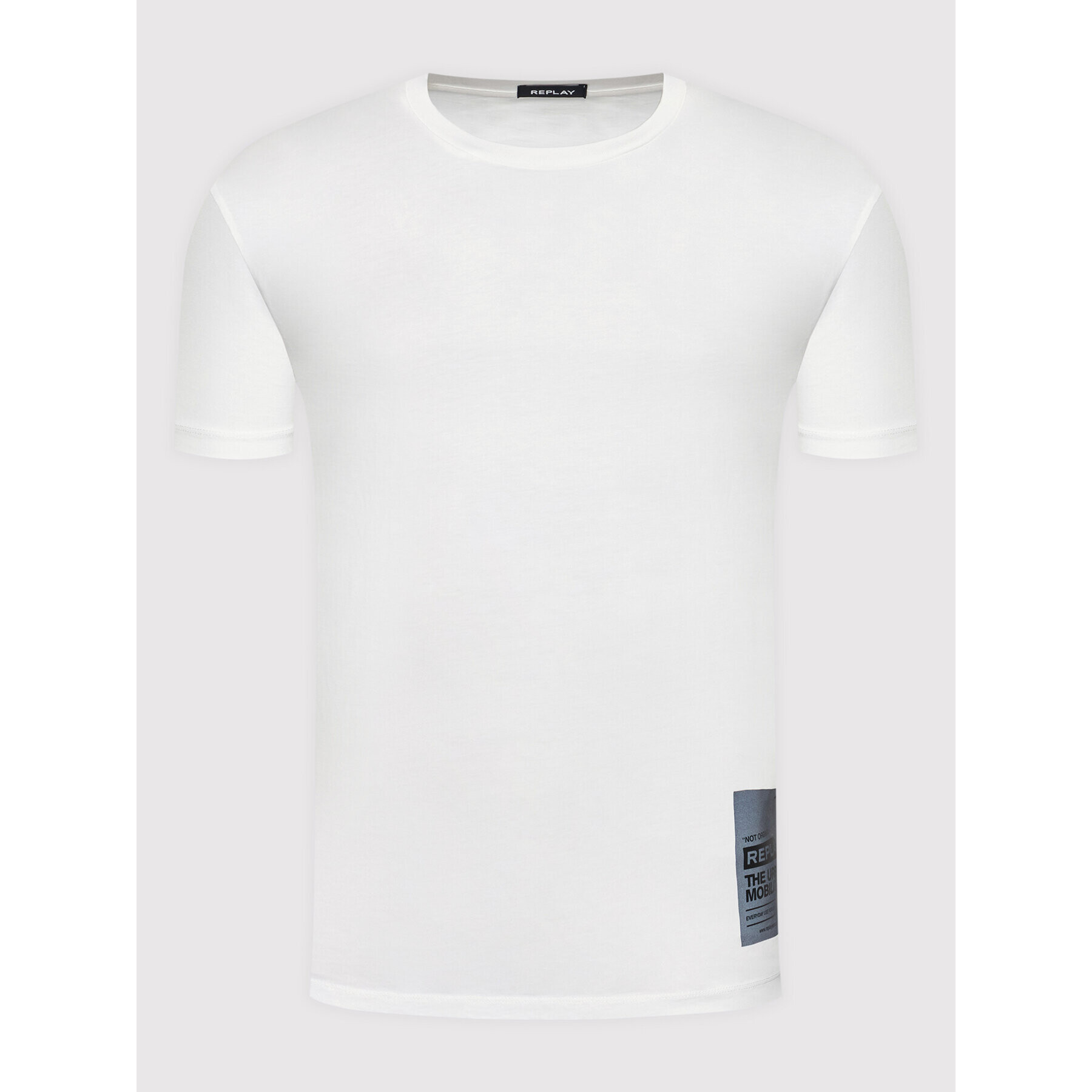 Replay Тишърт M6026.000.23178D Бял Regular Fit - Pepit.bg