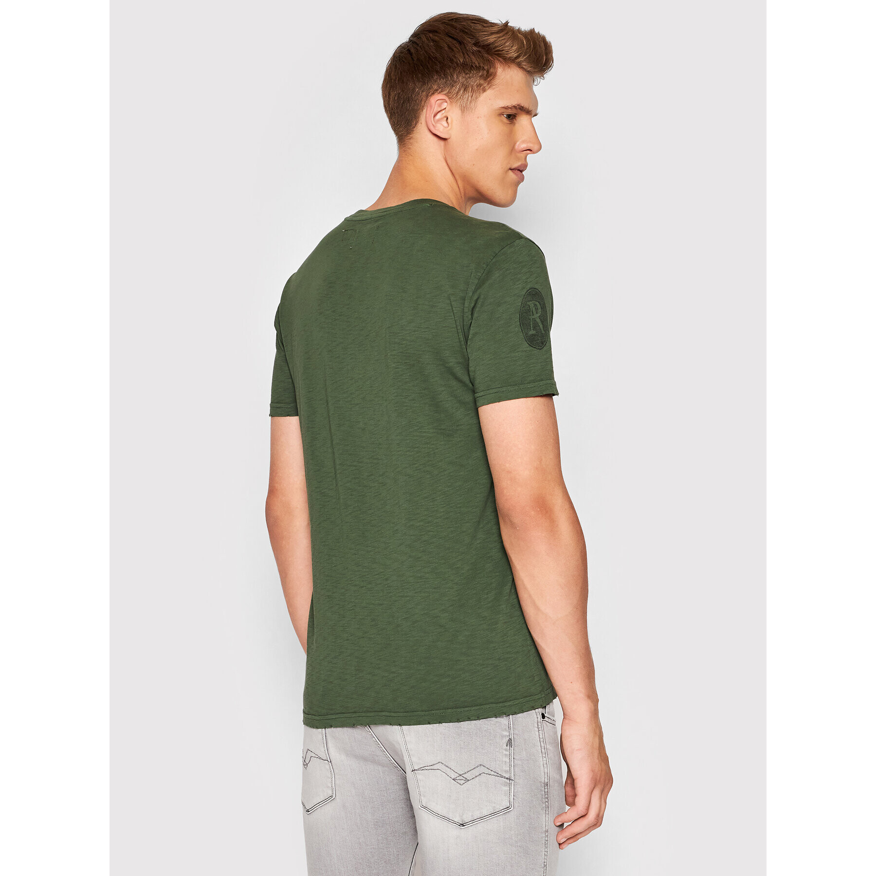 Replay Тишърт M6029.000.22336G Зелен Regular Fit - Pepit.bg