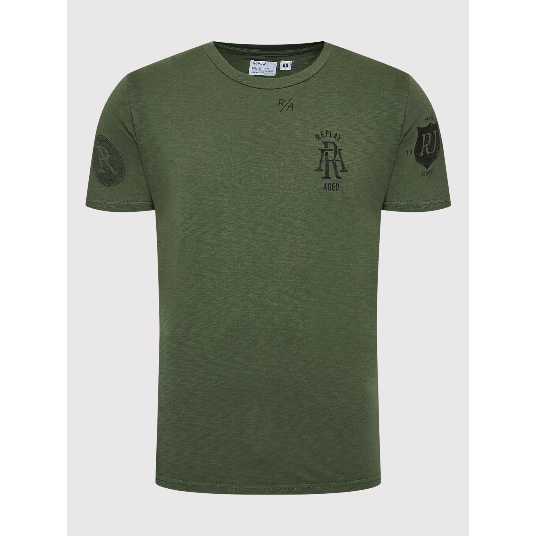 Replay Тишърт M6029.000.22336G Зелен Regular Fit - Pepit.bg