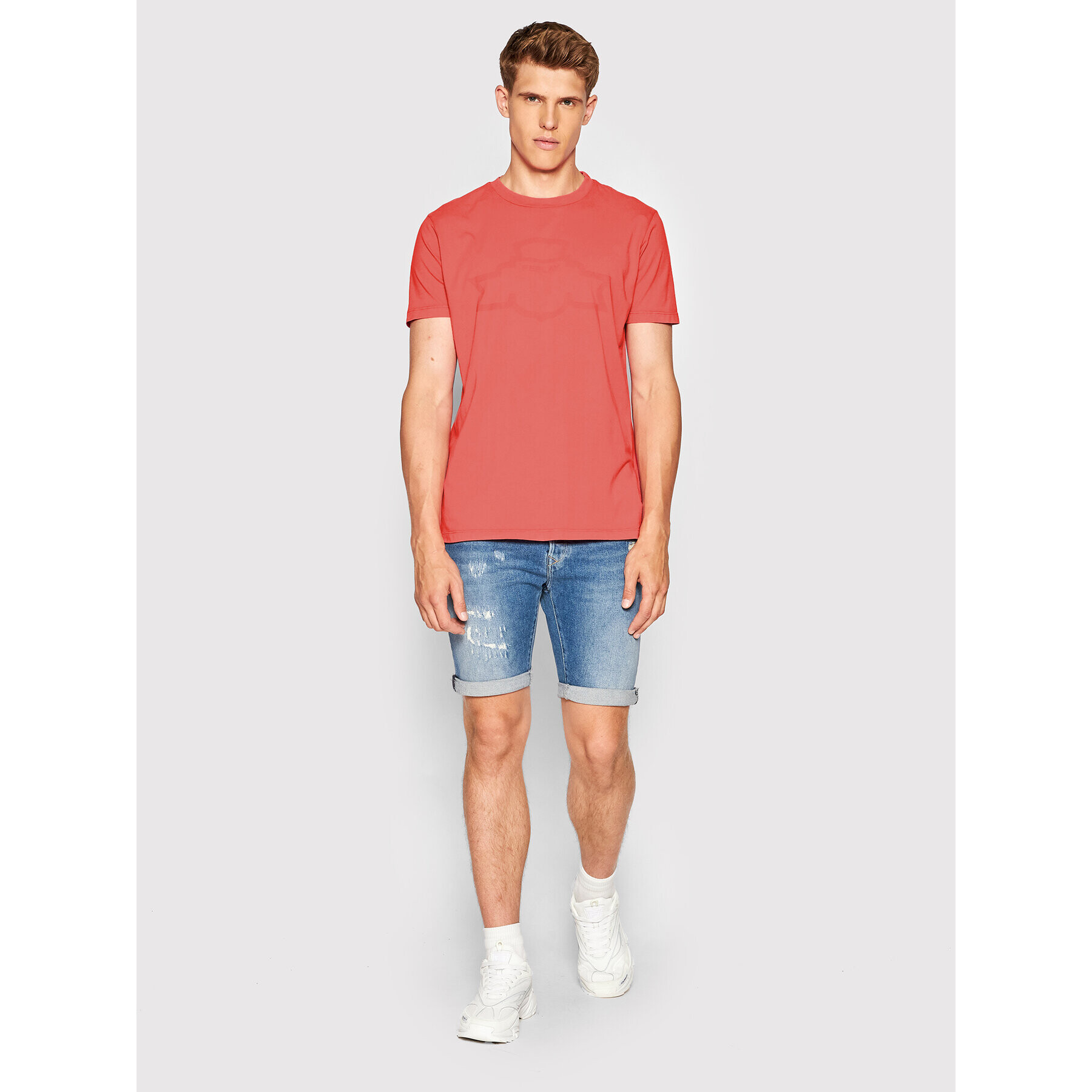 Replay Тишърт M6032.000.23178G Червен Regular Fit - Pepit.bg