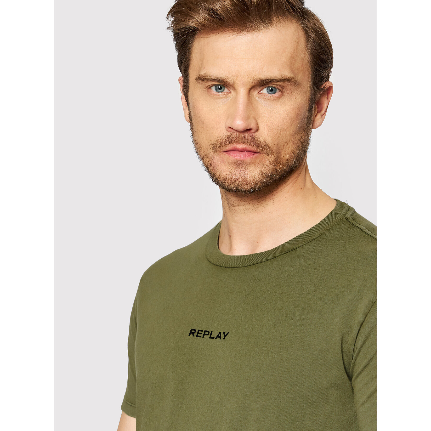 Replay Тишърт M6033.000.23178G Зелен Regular Fit - Pepit.bg