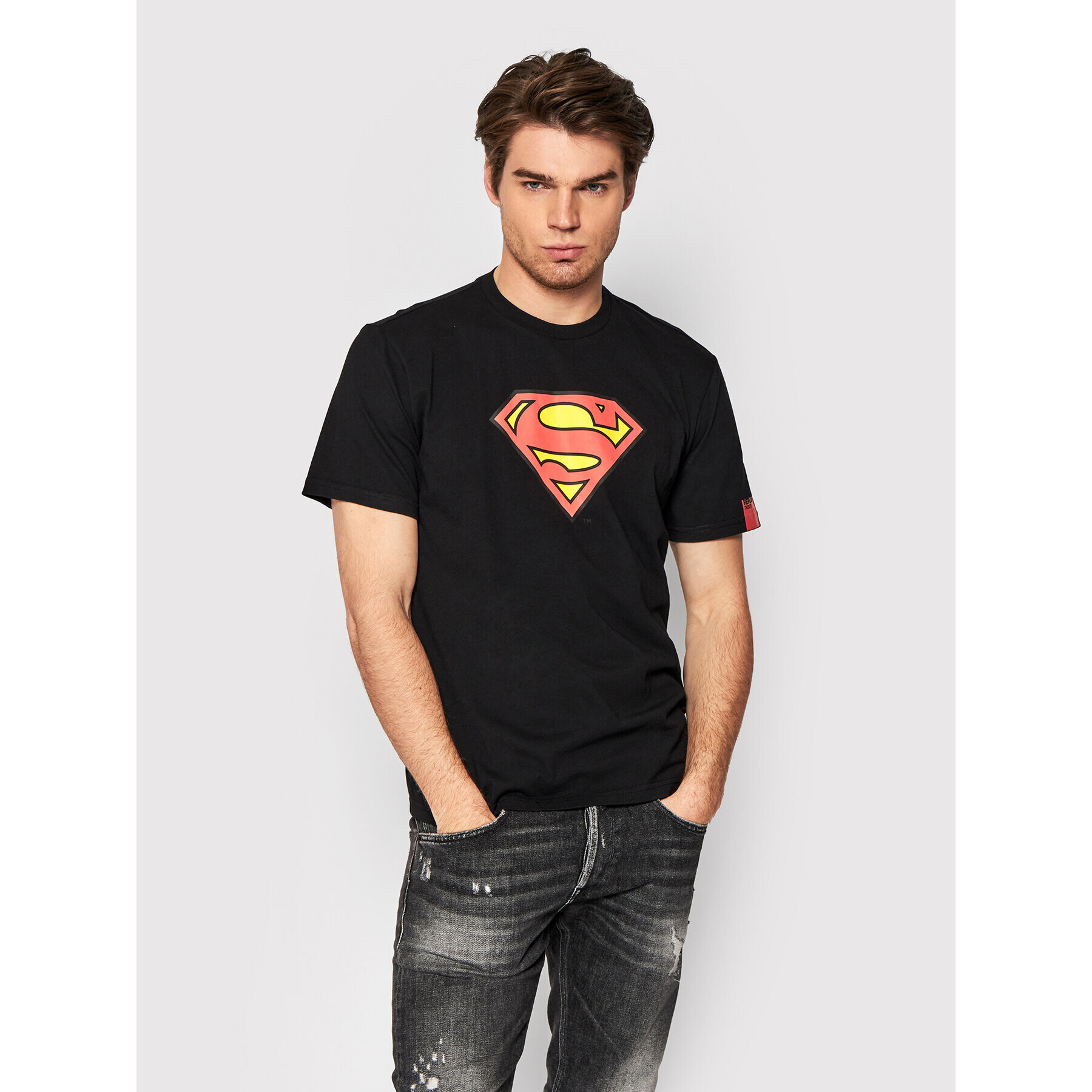 Replay Тишърт M6120.000.22880 Черен Regular Fit - Pepit.bg