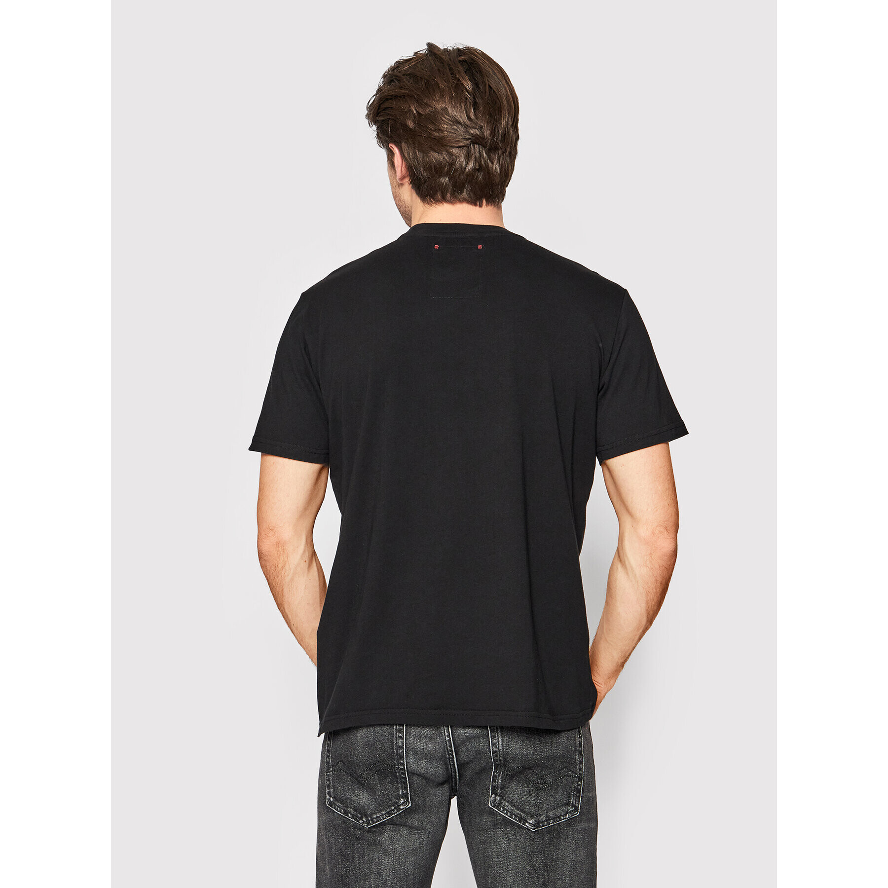 Replay Тишърт M6120.000.22880 Черен Regular Fit - Pepit.bg