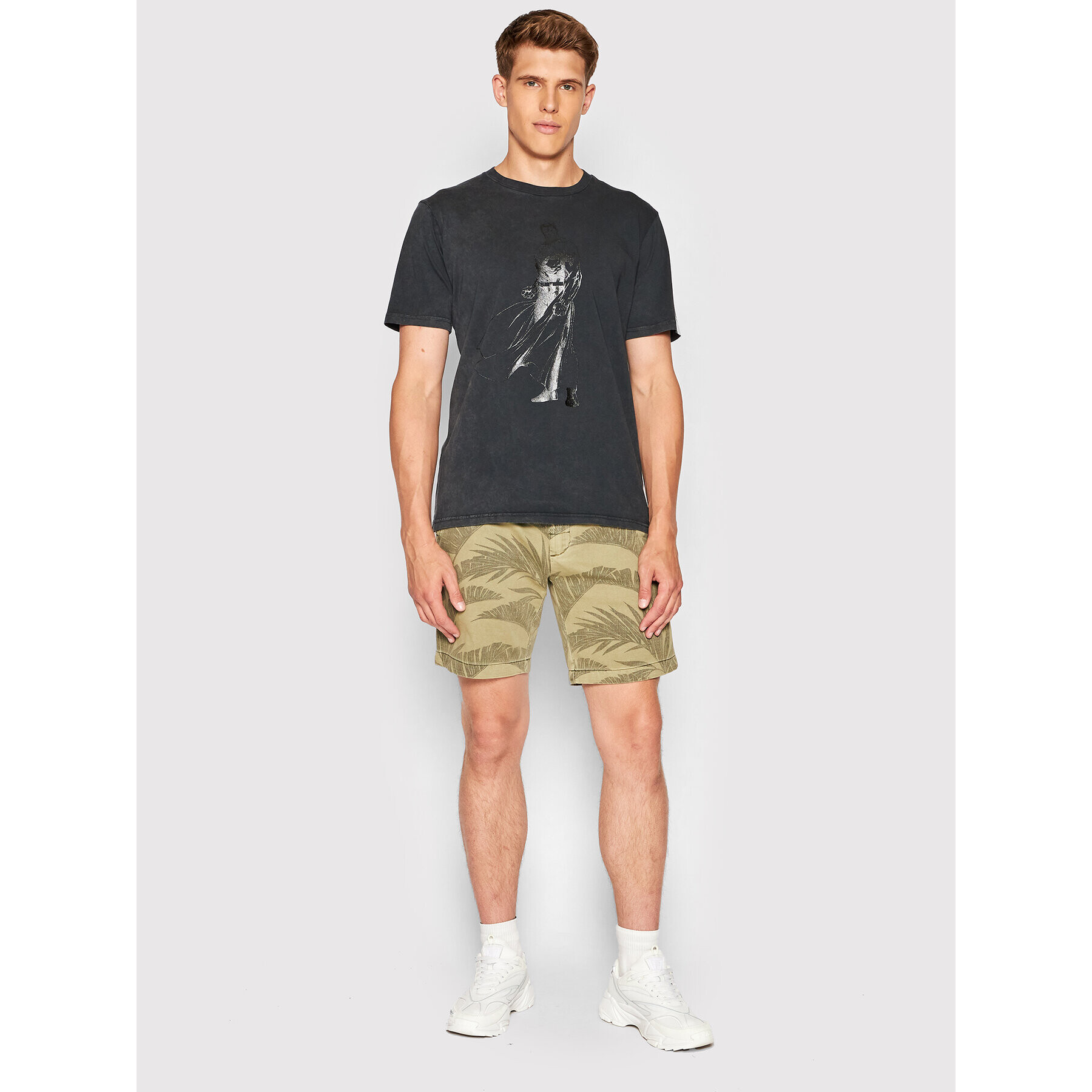Replay Тишърт M6120F.000.22658LM Сив Regular Fit - Pepit.bg