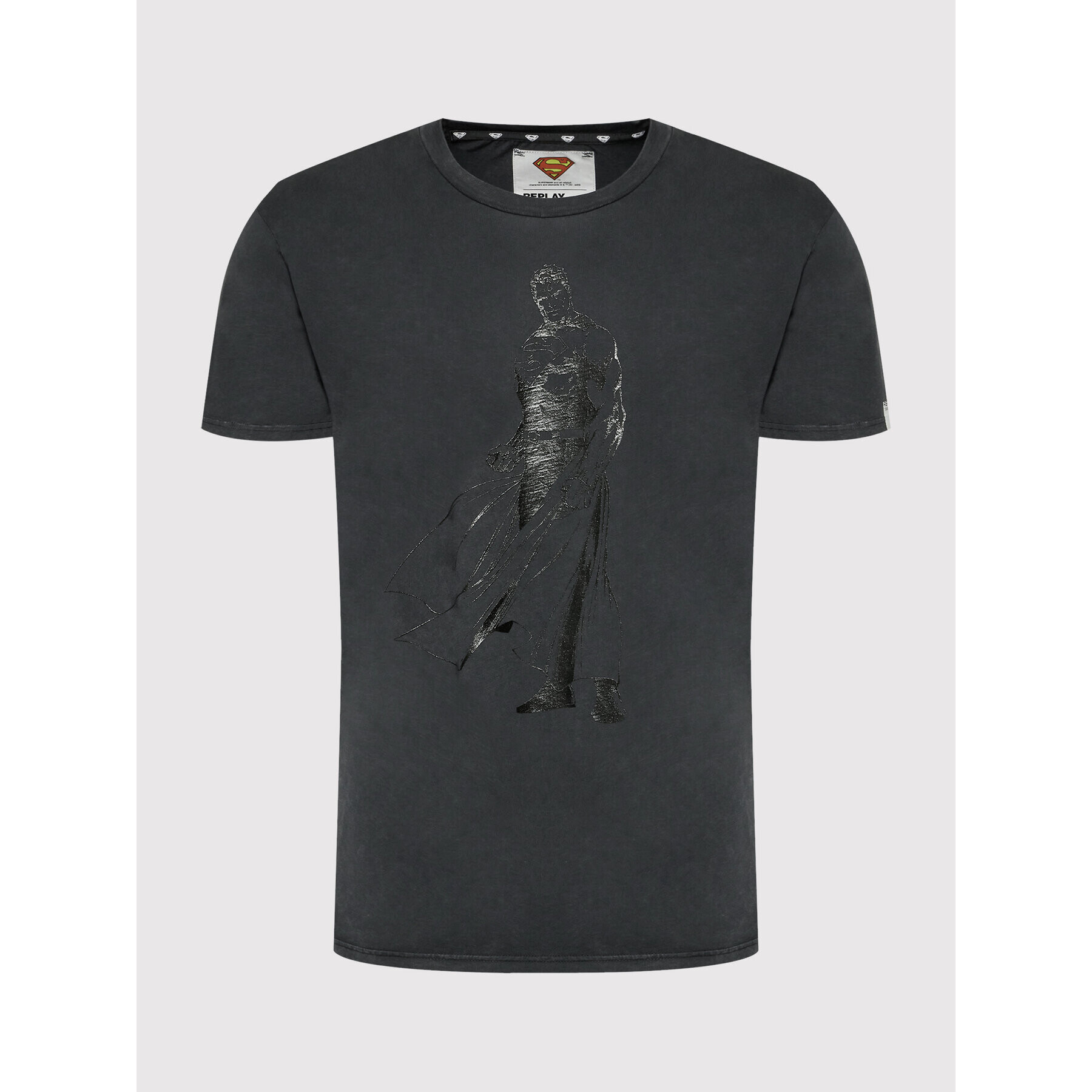 Replay Тишърт M6120F.000.22658LM Сив Regular Fit - Pepit.bg