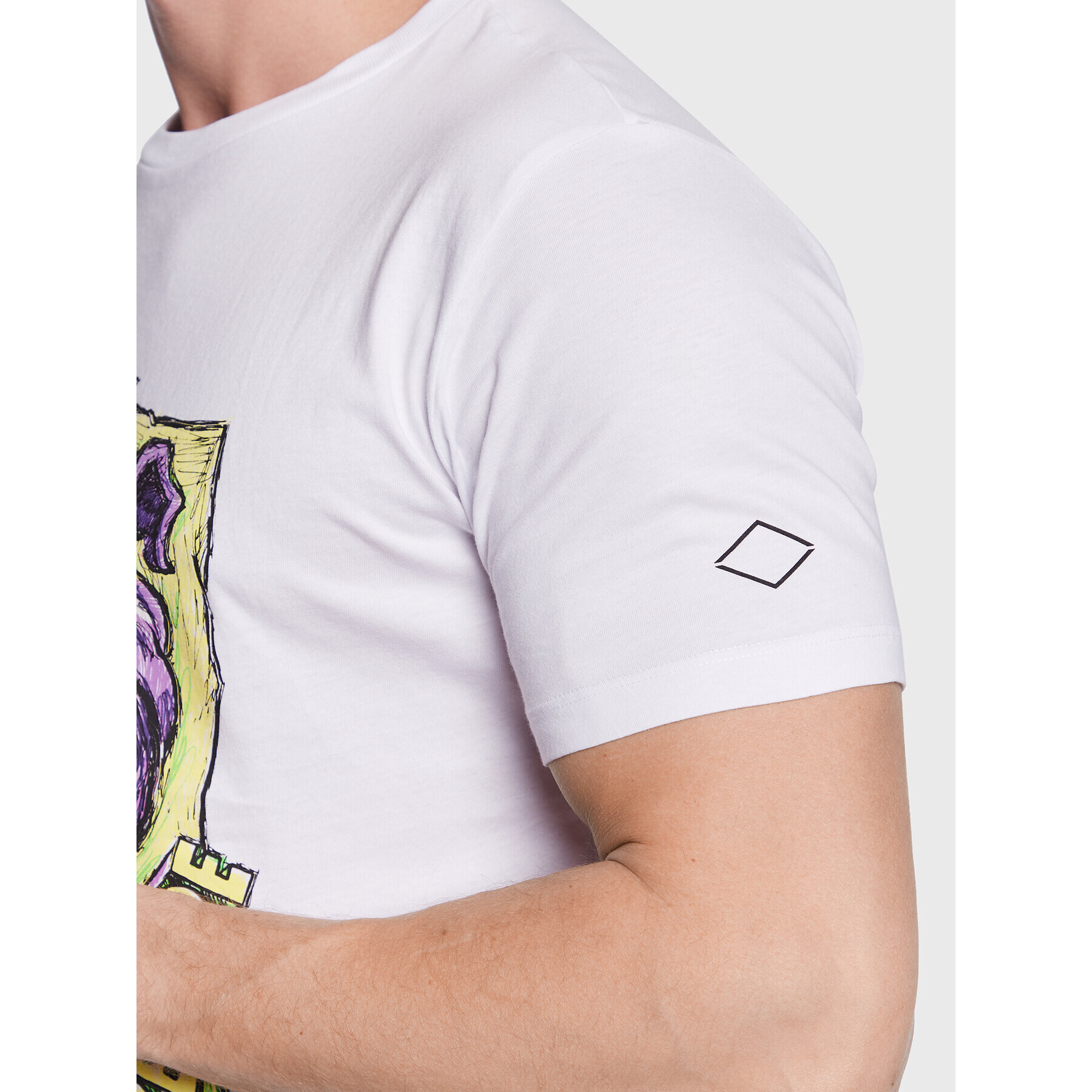 Replay Тишърт M6466.000.2660 Бял Regular Fit - Pepit.bg