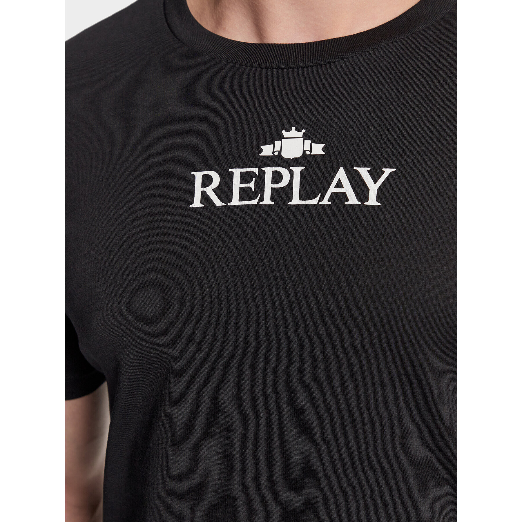 Replay Тишърт M6473.000.22980P Черен Regular Fit - Pepit.bg