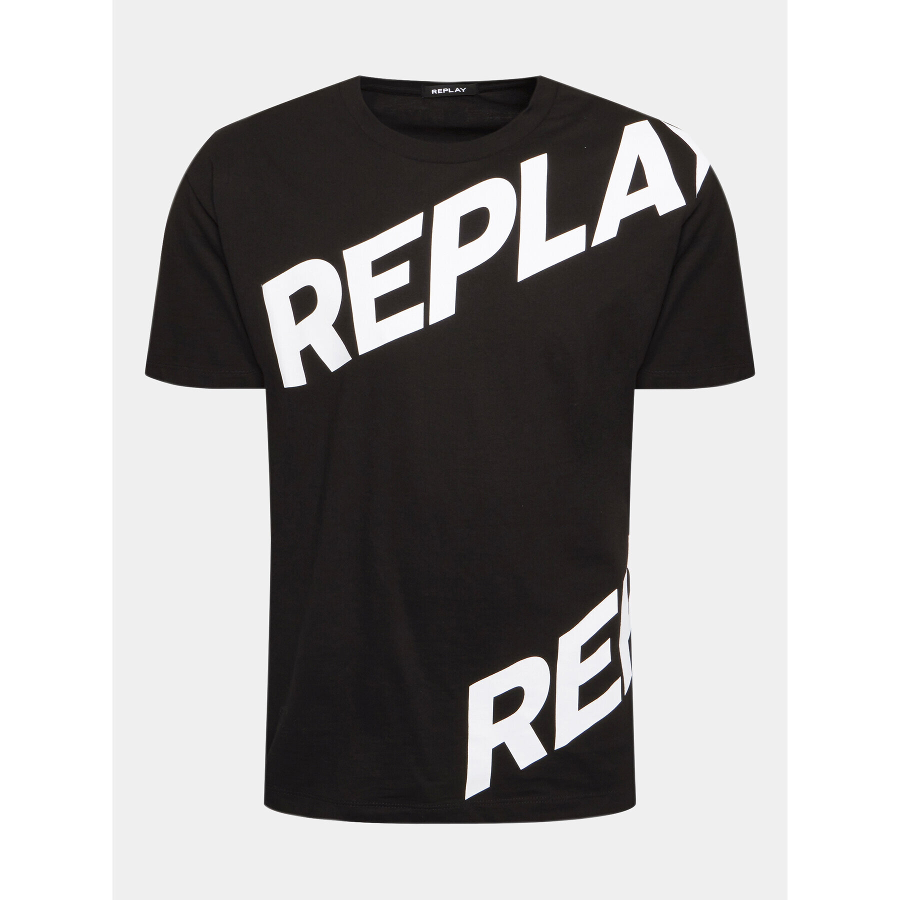 Replay Тишърт M6668.000.23608P Черен Regular Fit - Pepit.bg