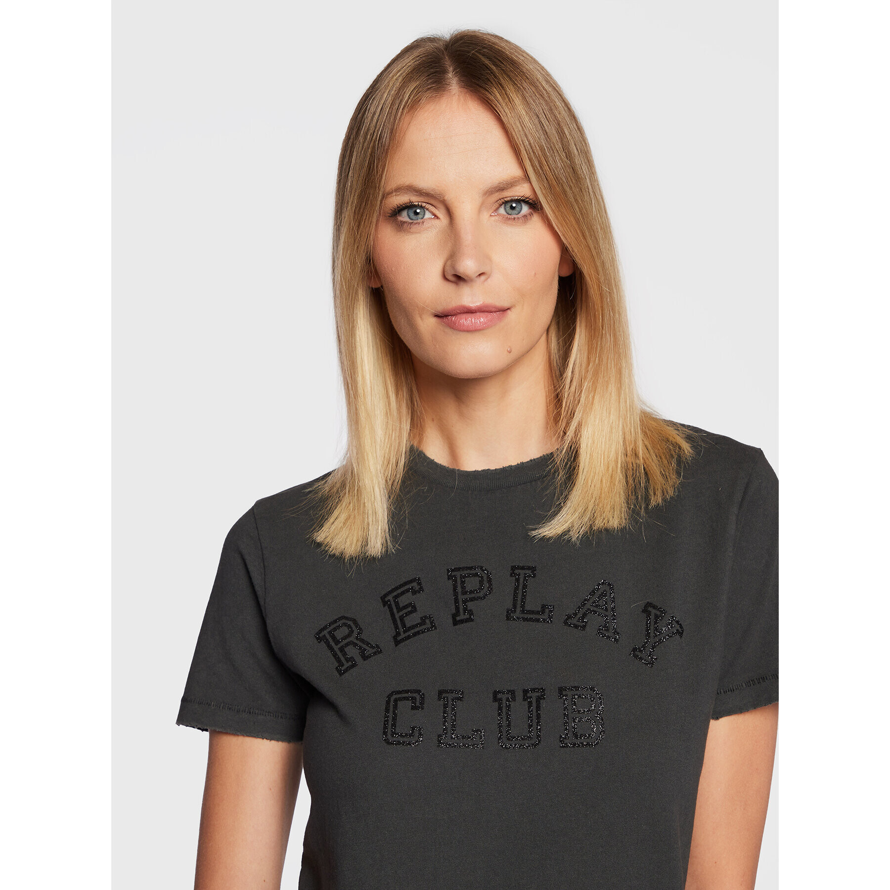 Replay Тишърт W3510A.000.22662M Черен Slim Fit - Pepit.bg