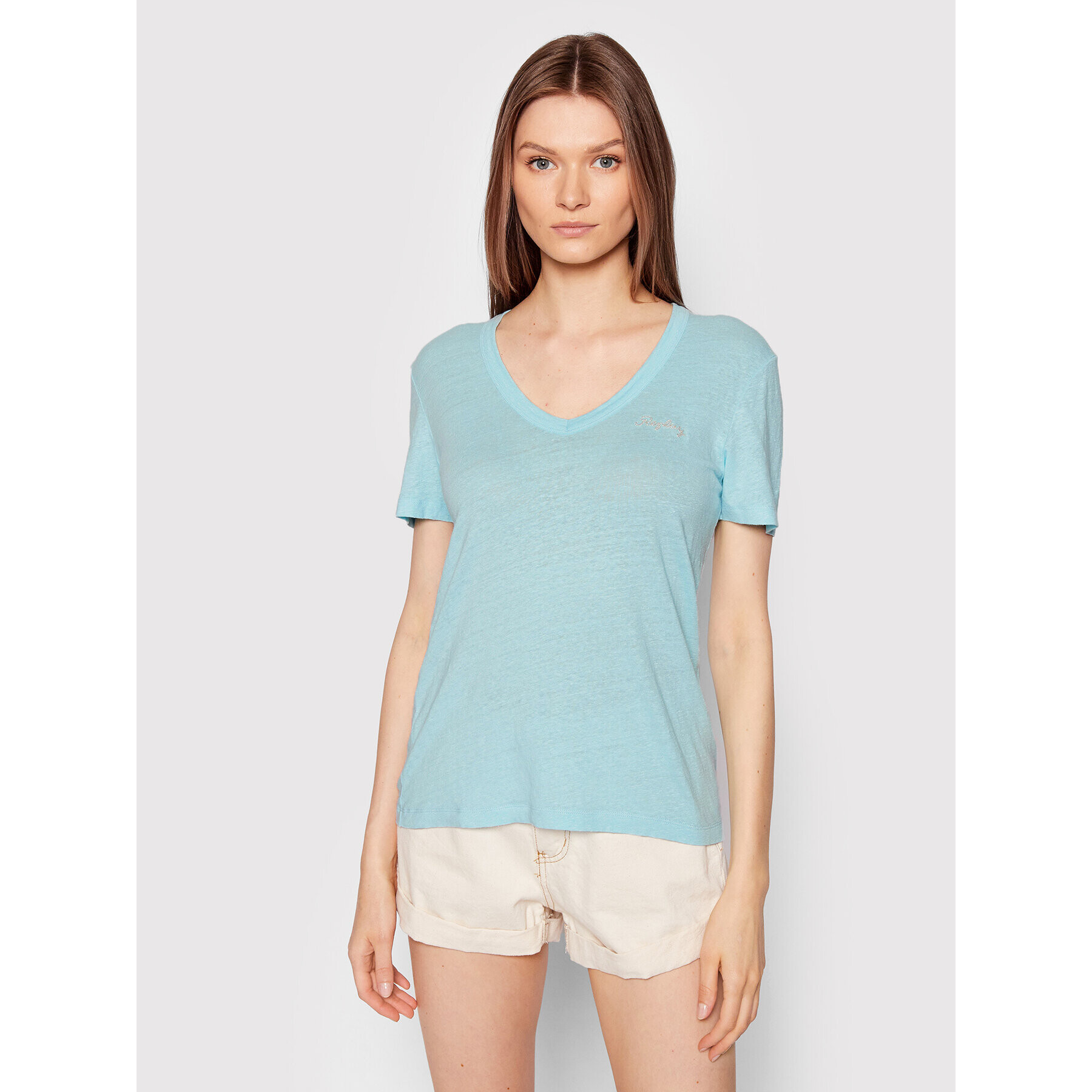 Replay Тишърт W3595.000.23101P Син Slim Fit - Pepit.bg