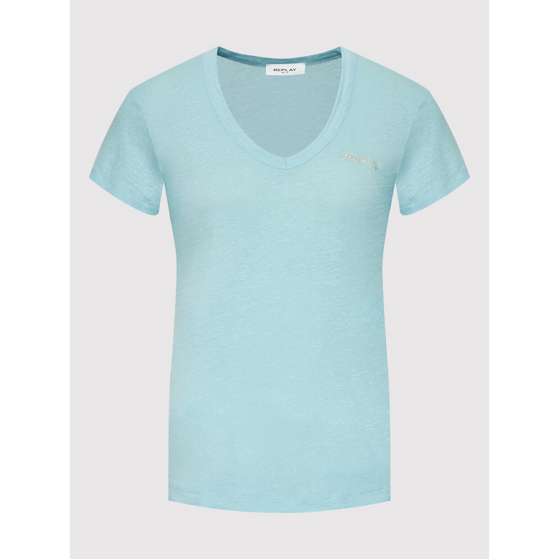 Replay Тишърт W3595.000.23101P Син Slim Fit - Pepit.bg