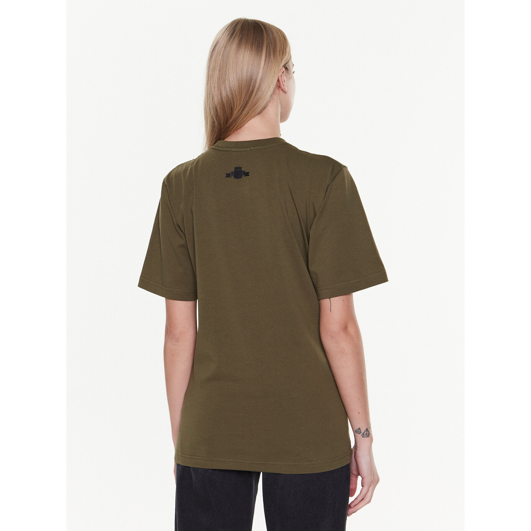 Replay Тишърт W3698E.000.23188P Зелен Relaxed Fit - Pepit.bg