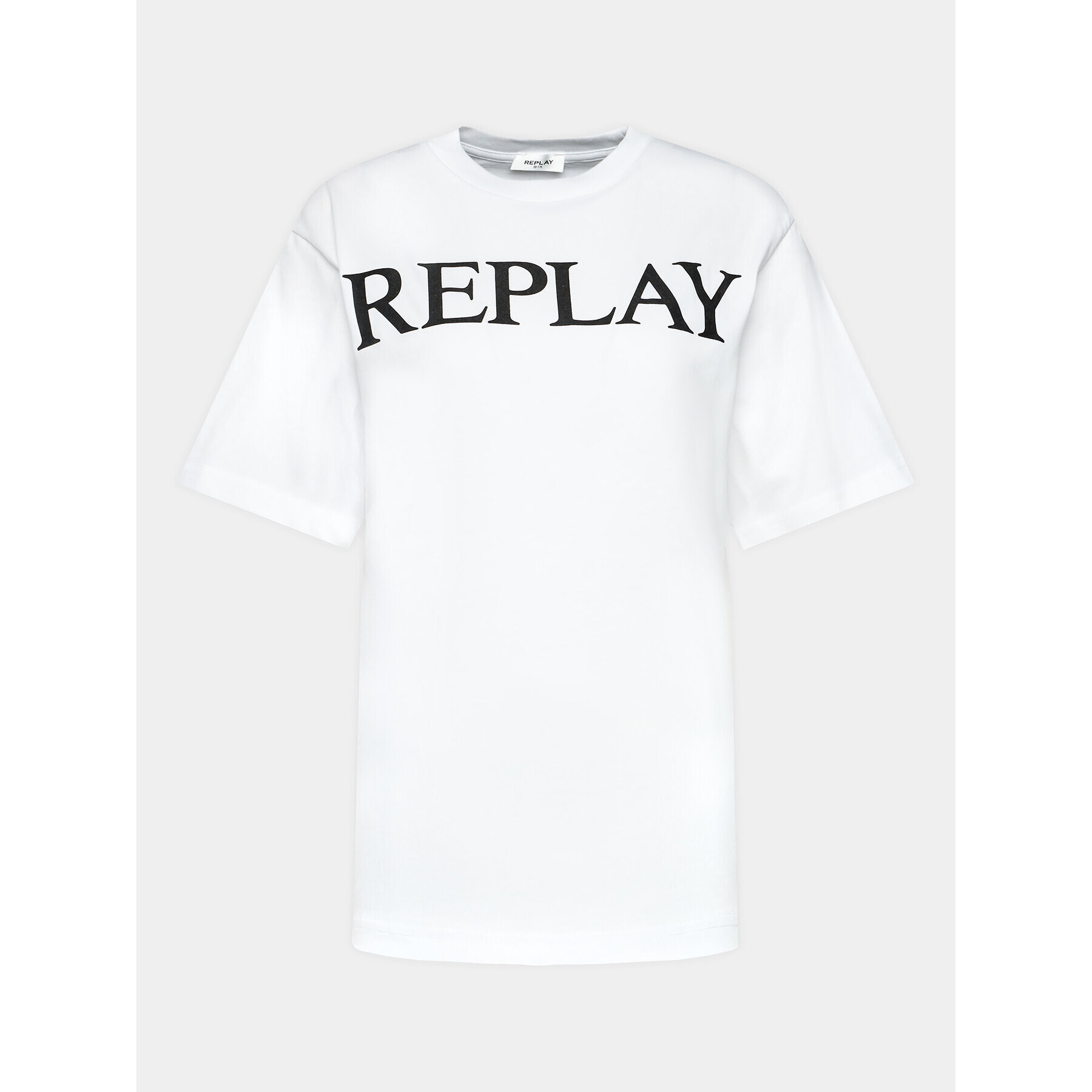 Replay Тишърт W3698G.000.23608P Бял Relaxed Fit - Pepit.bg