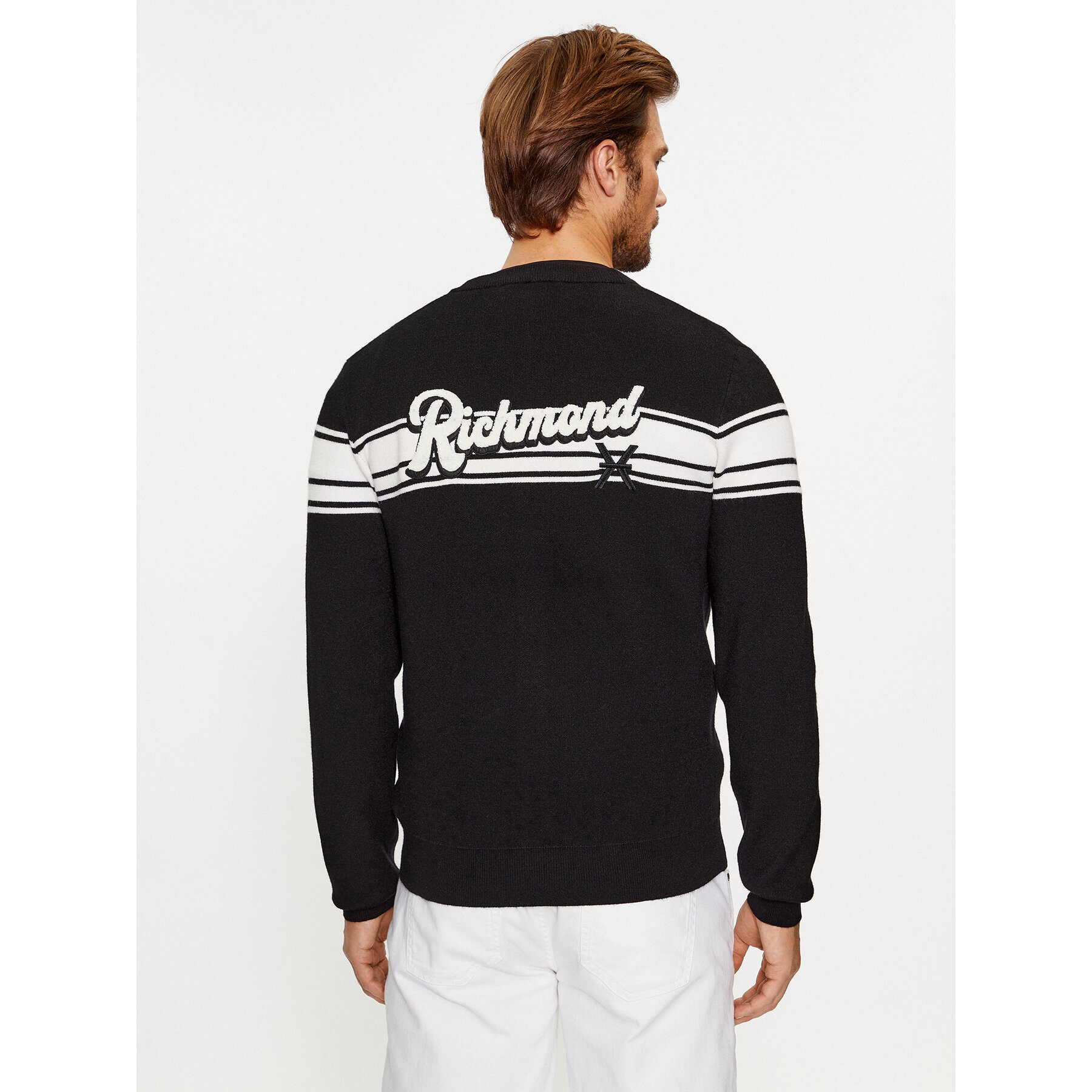 Richmond X Кардиган UMA23057CD Черен Regular Fit - Pepit.bg