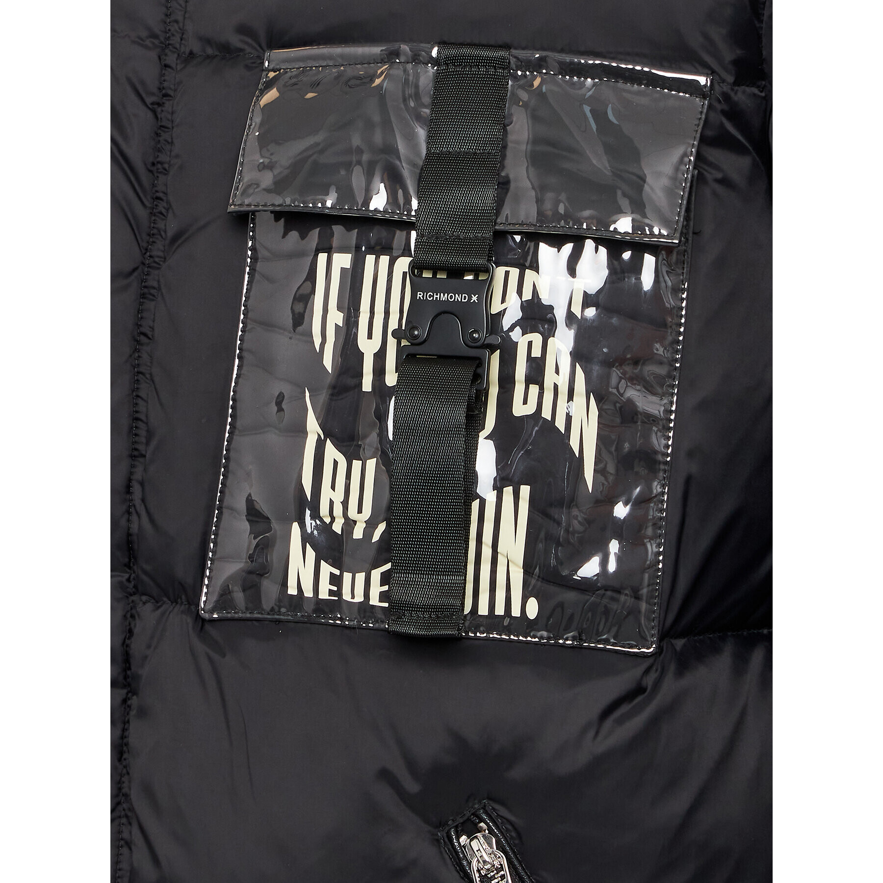 Richmond X Пухено яке UMA23095PI Черен Regular Fit - Pepit.bg