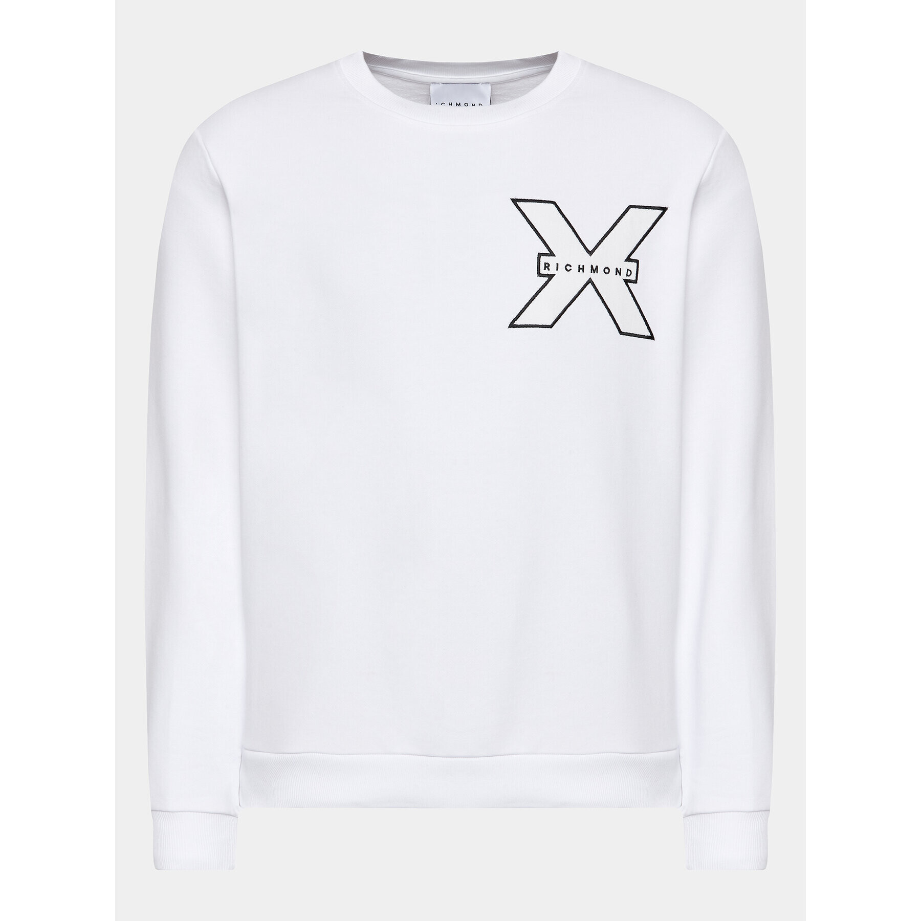 Richmond X Суитшърт UMA23016FE Бял Regular Fit - Pepit.bg