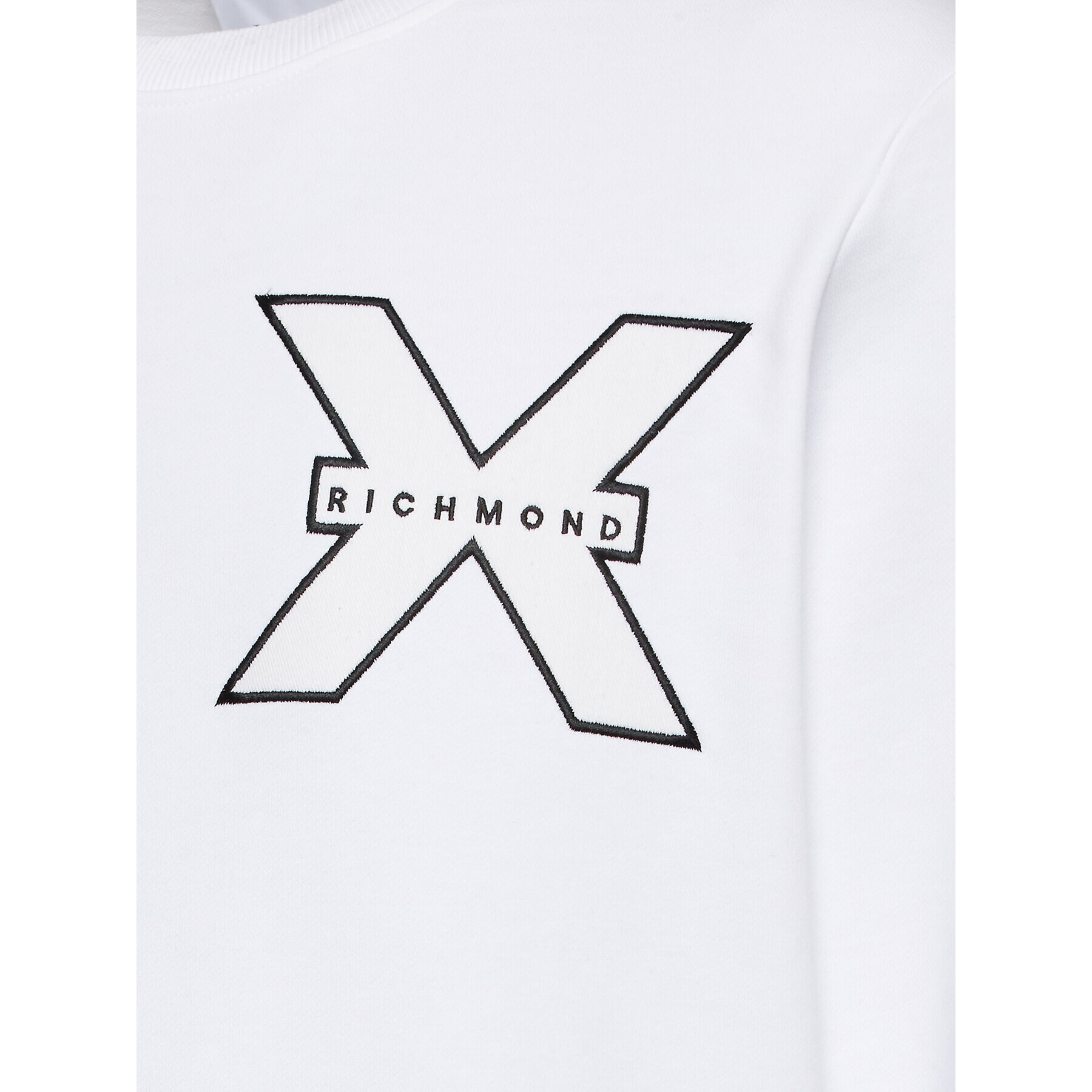 Richmond X Суитшърт UMA23016FE Бял Regular Fit - Pepit.bg