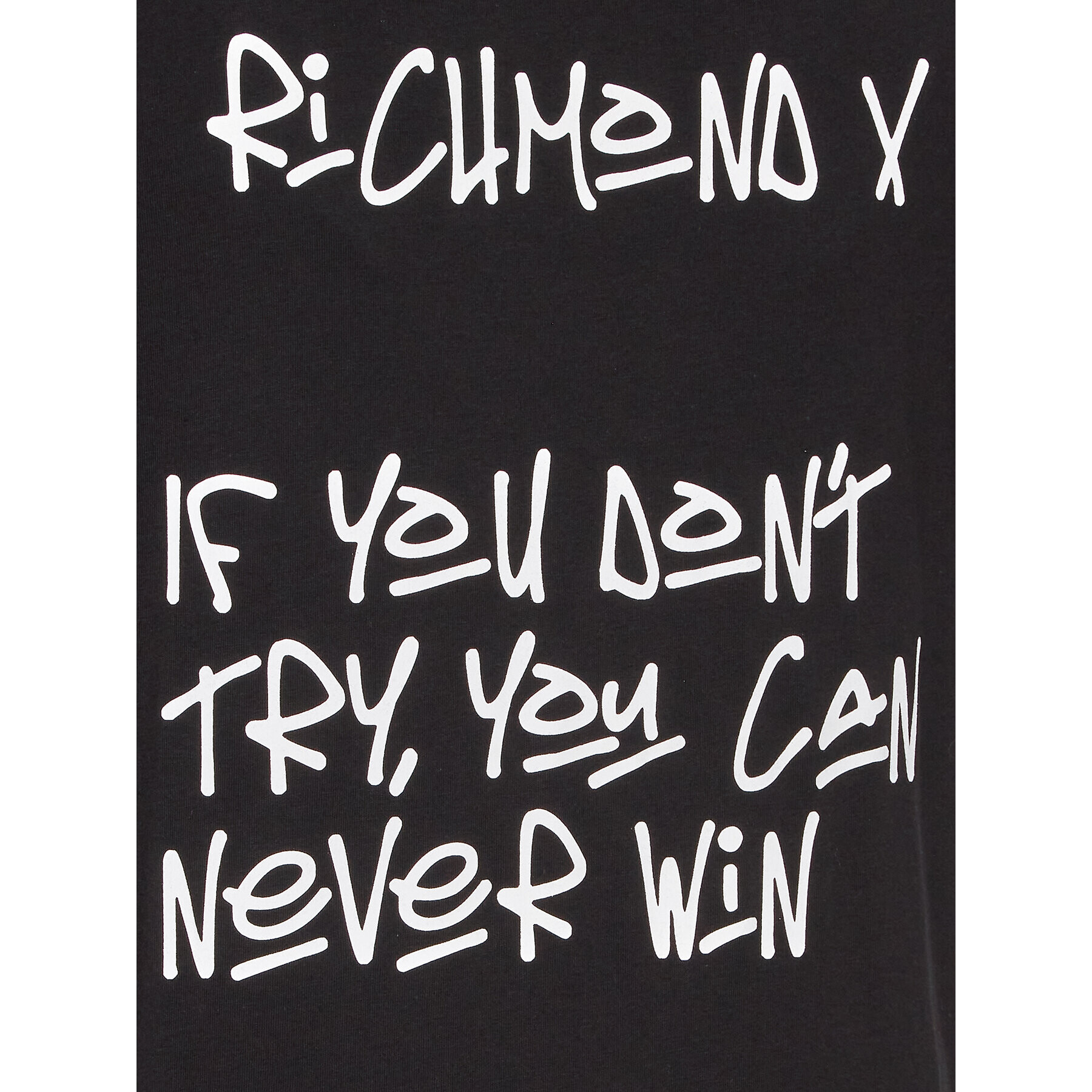 Richmond X Тишърт UMA23003TS Черен Regular Fit - Pepit.bg