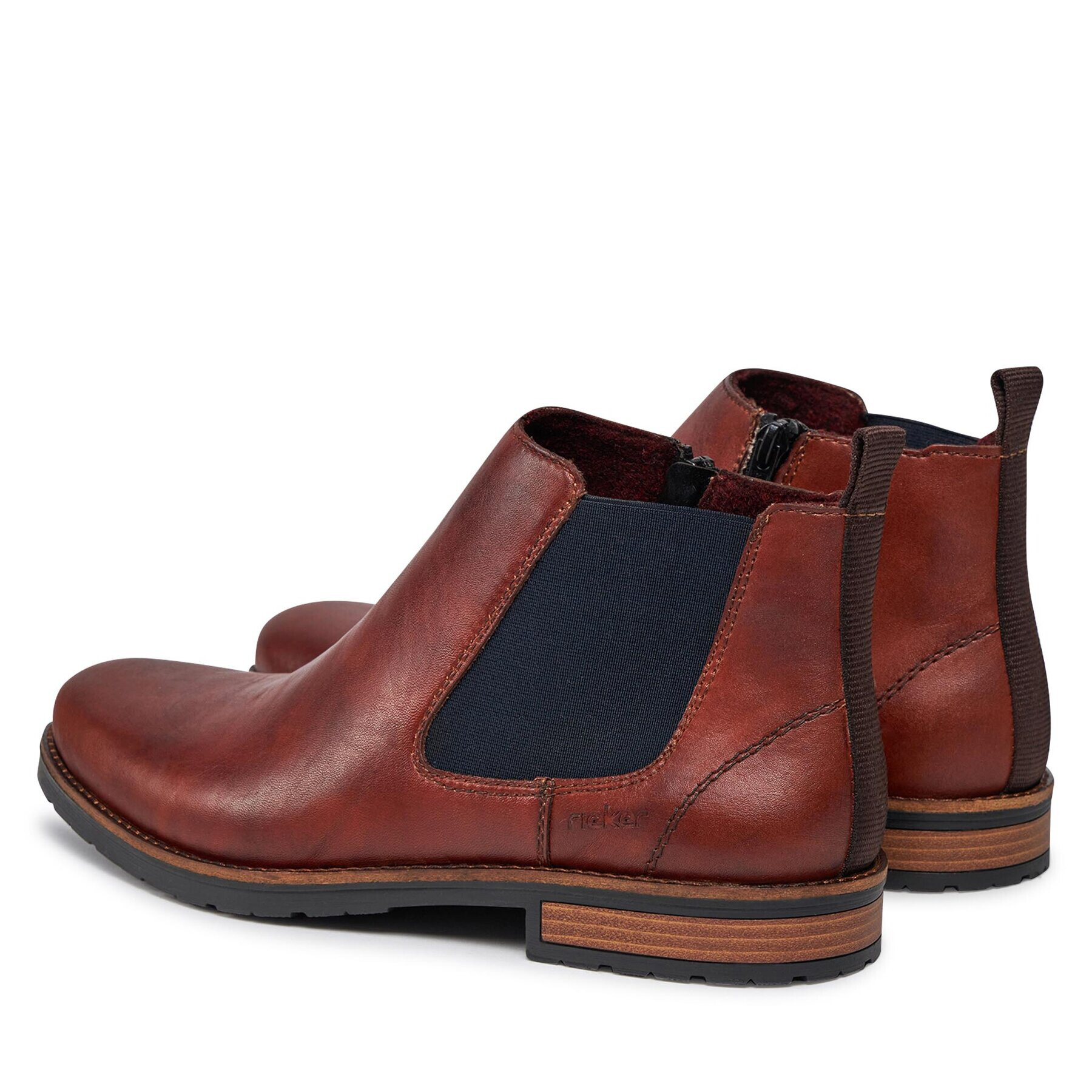 Rieker Боти тип челси 14653-24 Кафяв - Pepit.bg