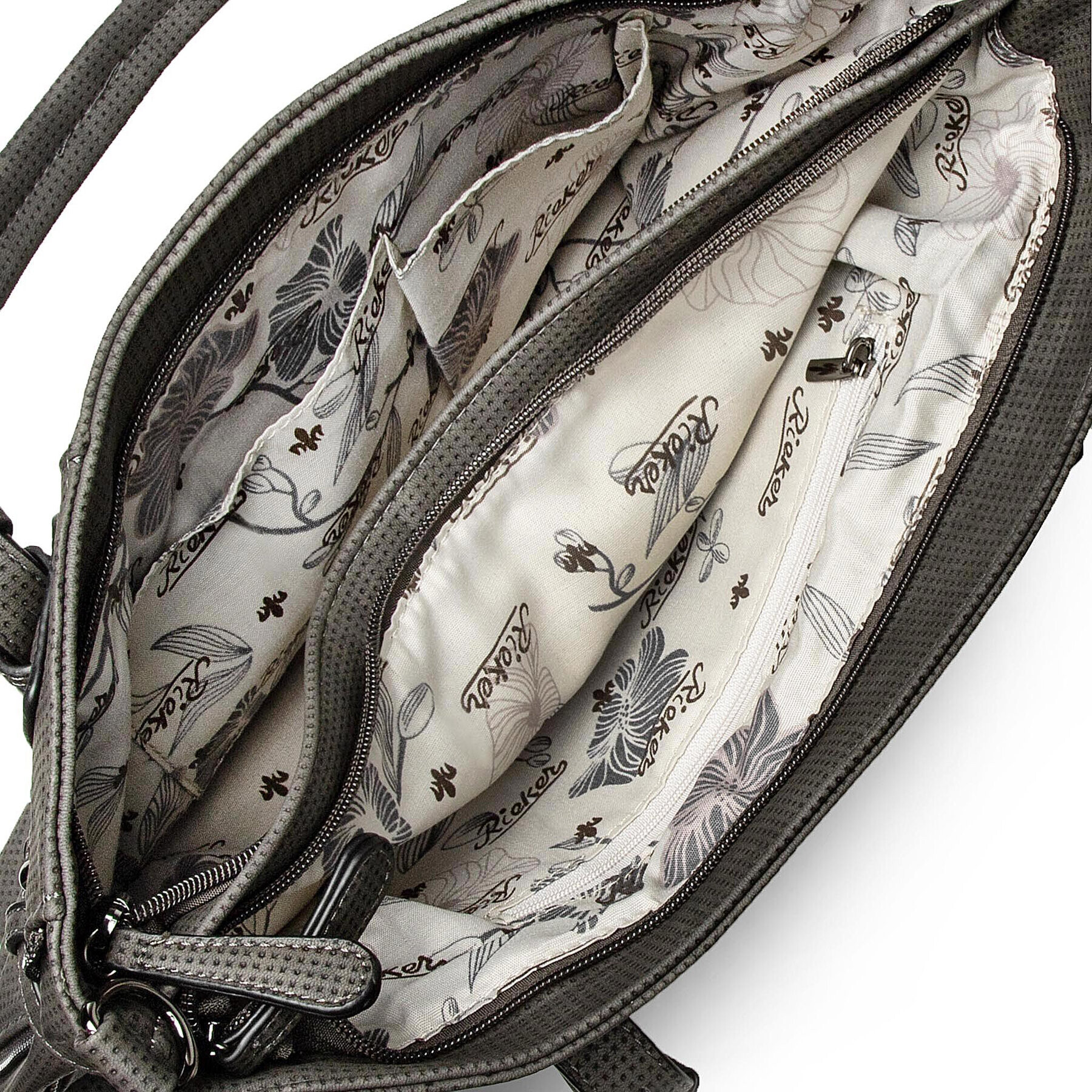 Rieker Дамска чанта H1083-22 Сив - Pepit.bg