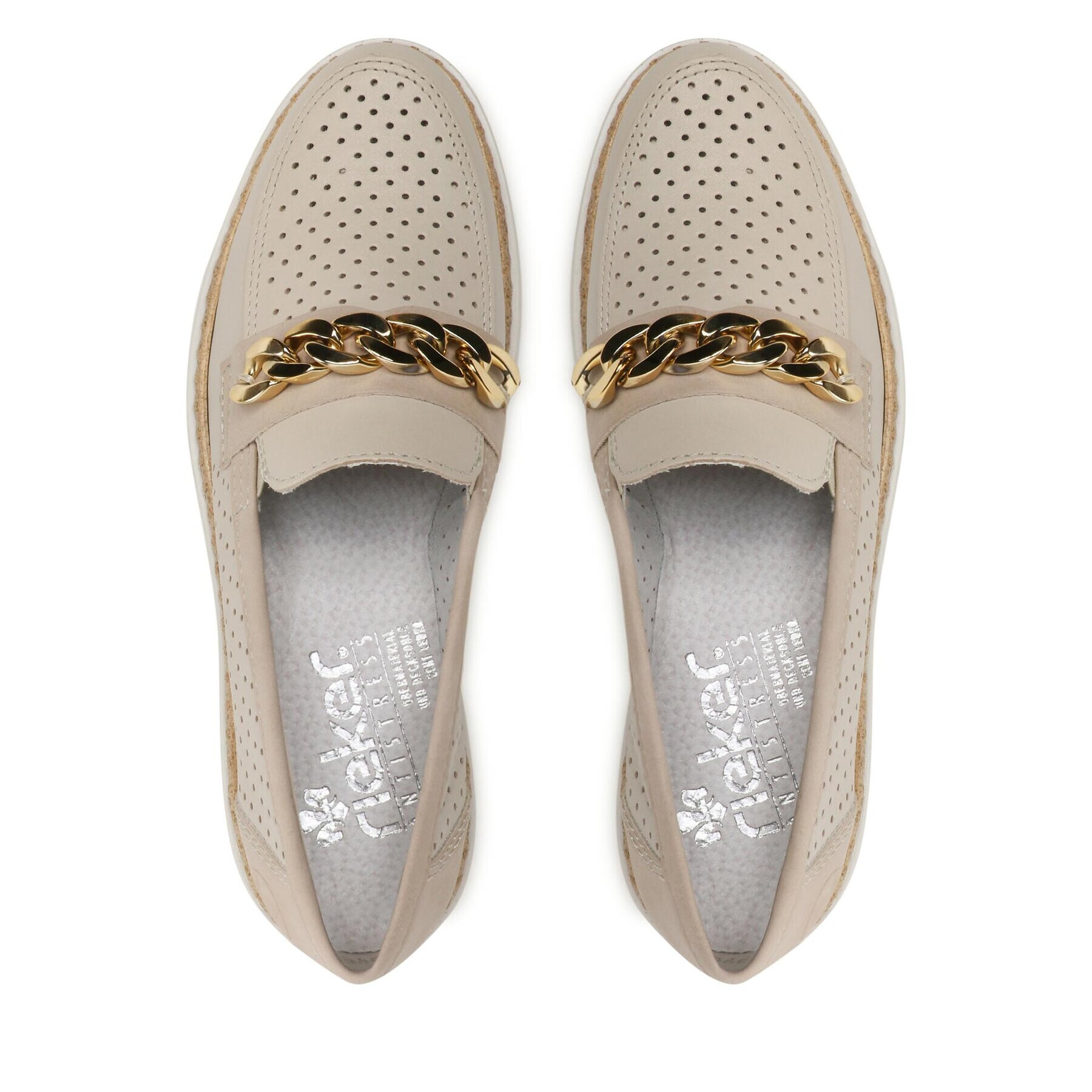 Rieker Обувки 54852-60 Бежов - Pepit.bg