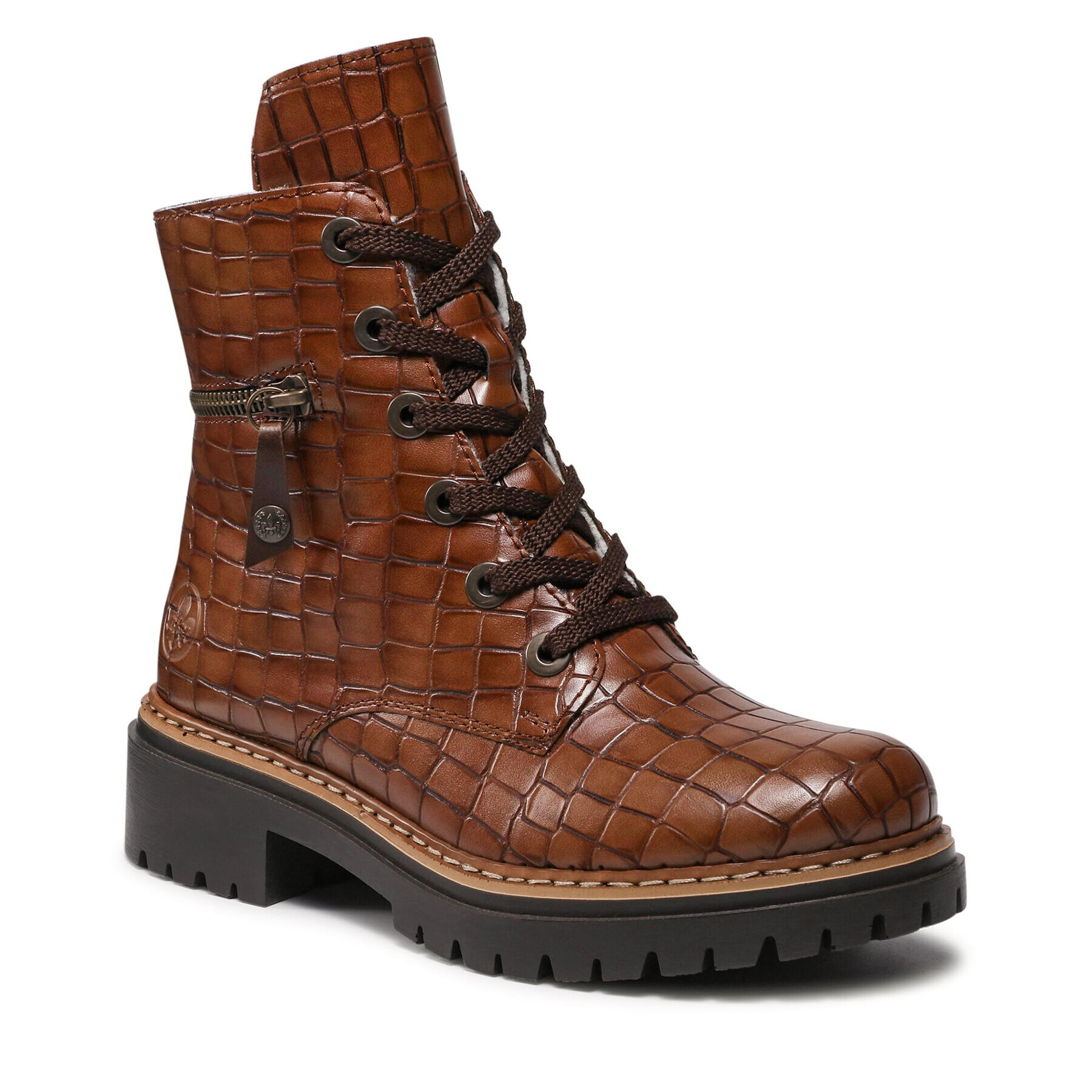 Rieker Туристически oбувки 72601-24 Кафяв - Pepit.bg