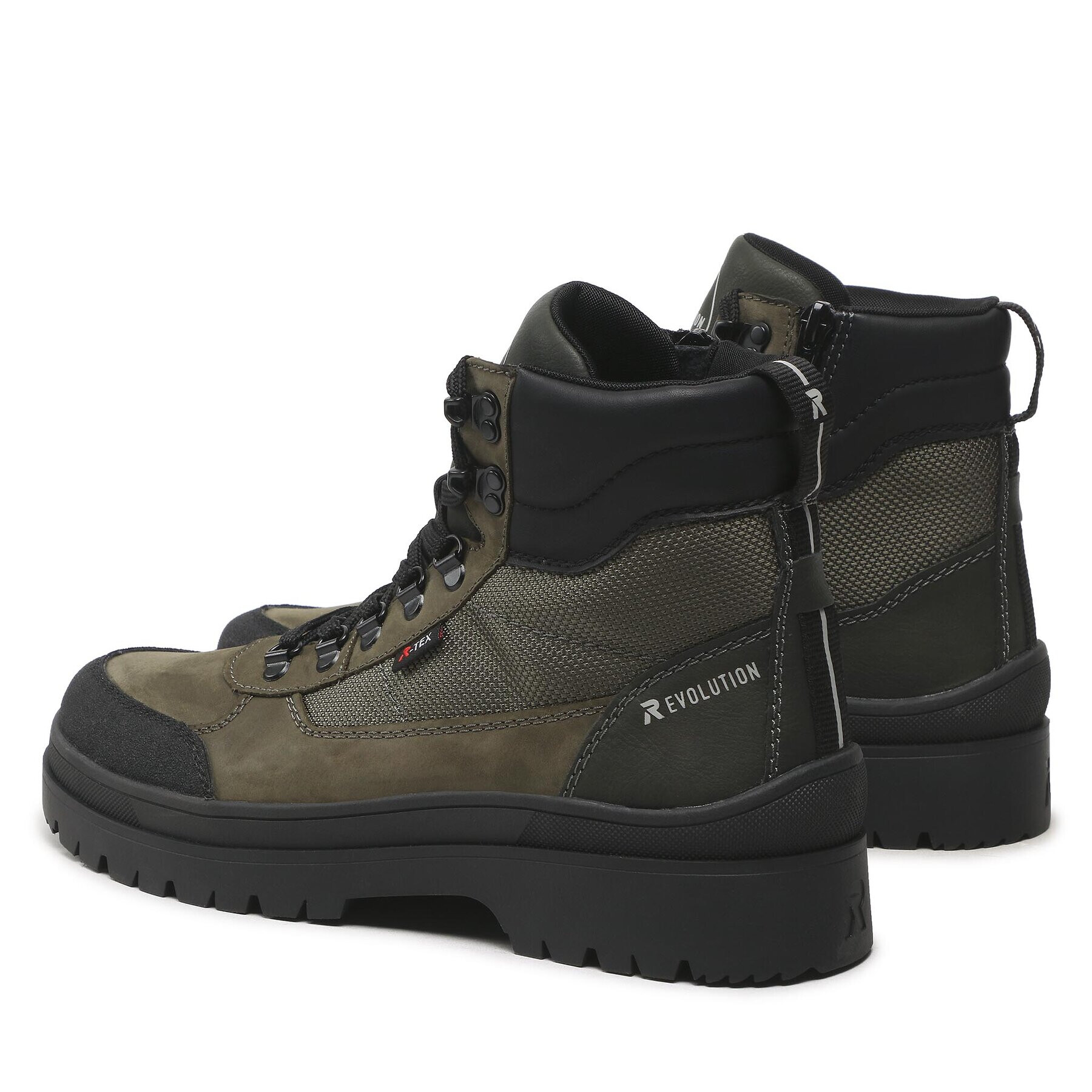 Rieker Туристически oбувки U0270-54 Зелен - Pepit.bg