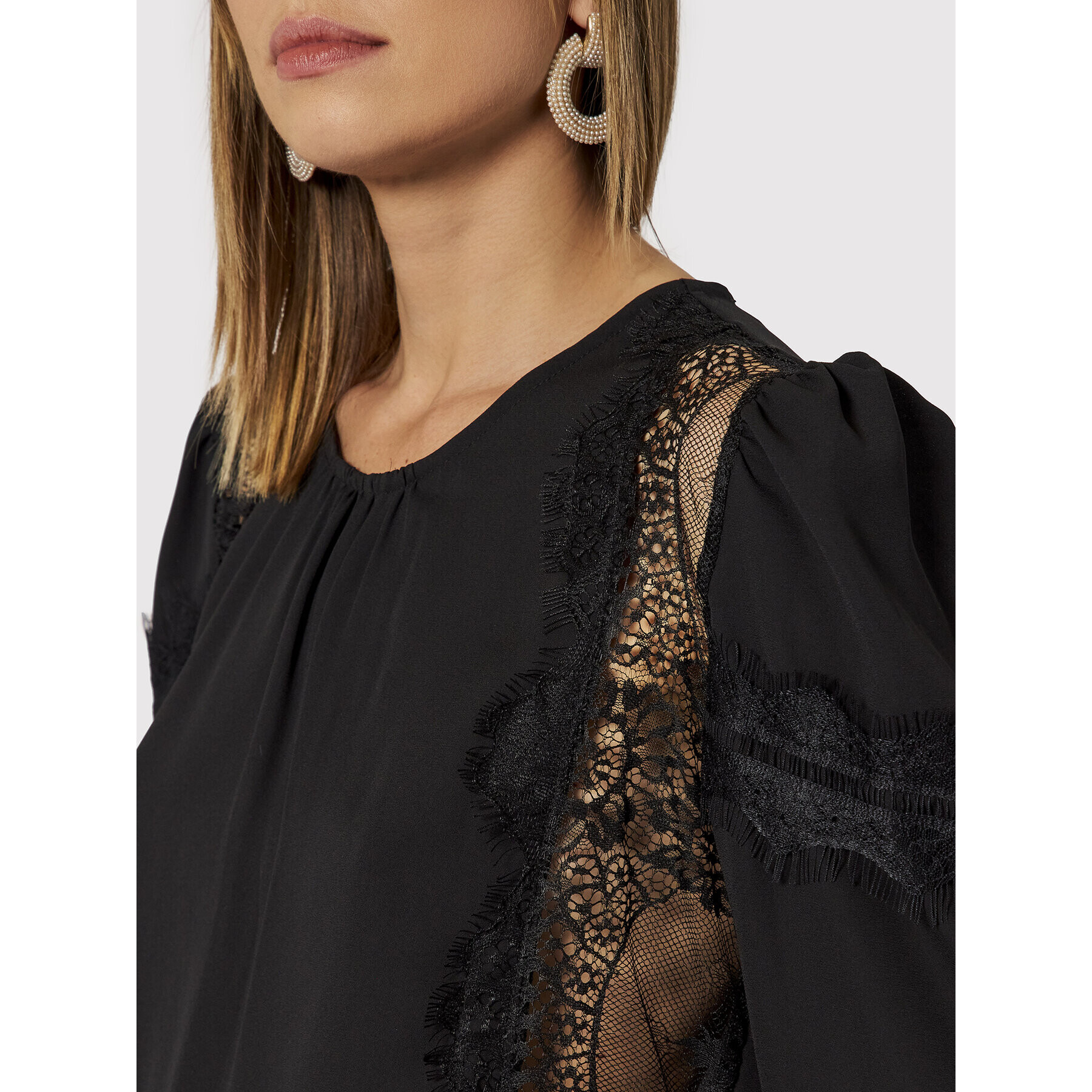 Rinascimento Блуза CFC0018006002 Черен Regular Fit - Pepit.bg